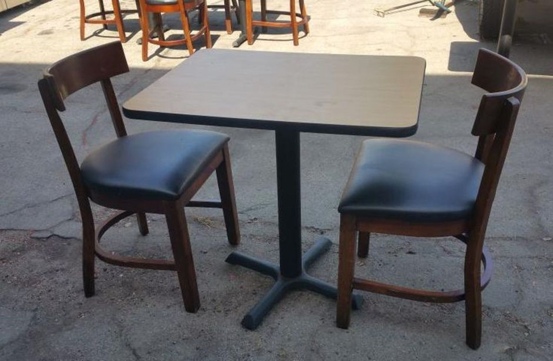 TABLE WITH TWO CHAIRS