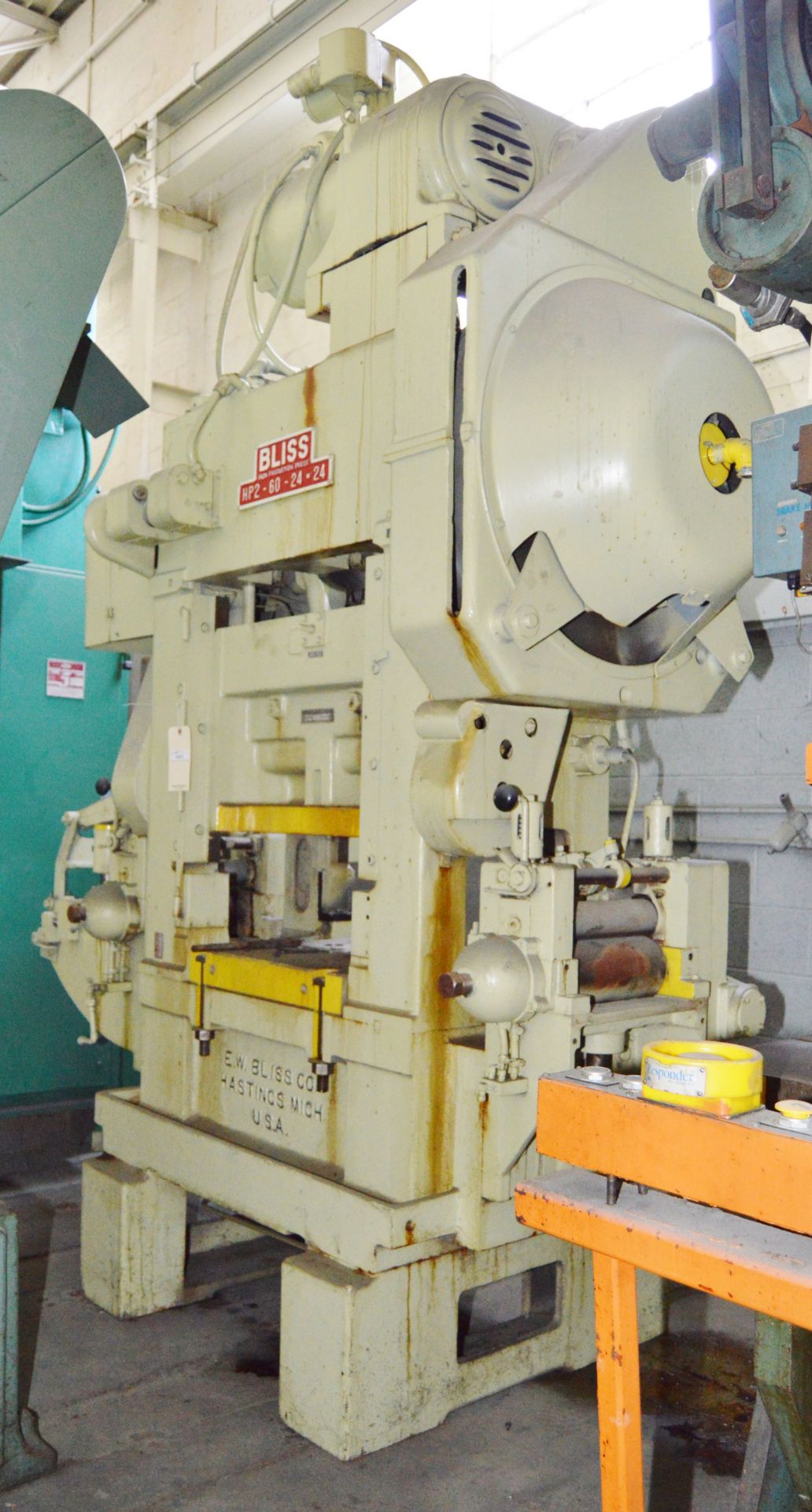 HIGH PRODUCTION STRAIGHT SIDE PRESS