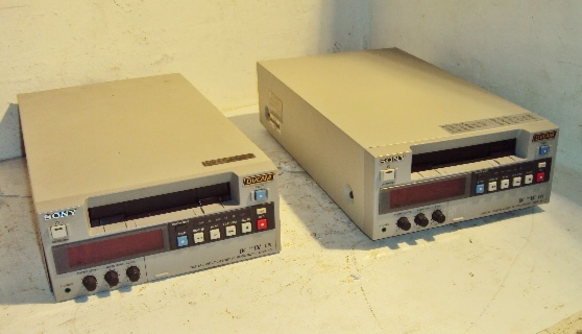 2-SONY DIGITAL VIDEOCASSETTE RECORDERS