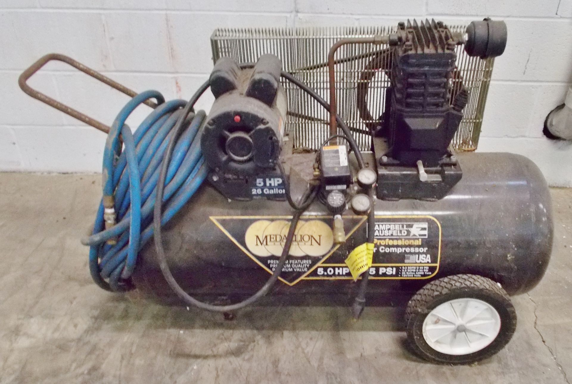 CAMPBELL-HAUSFELD AIR COMPRESSOR - Image 5 of 8