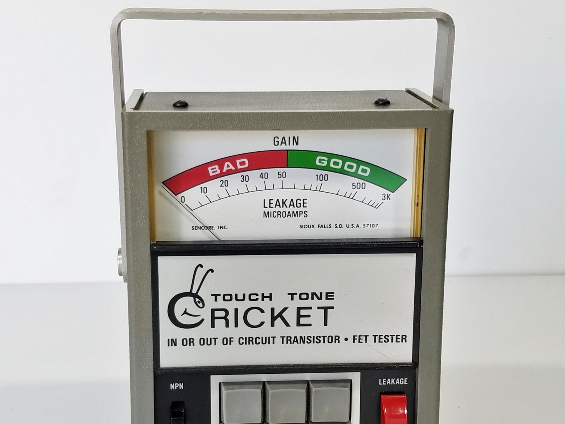 SENCORE CRICKET VINTAGE TRANSISTOR CHECKER - Image 2 of 5