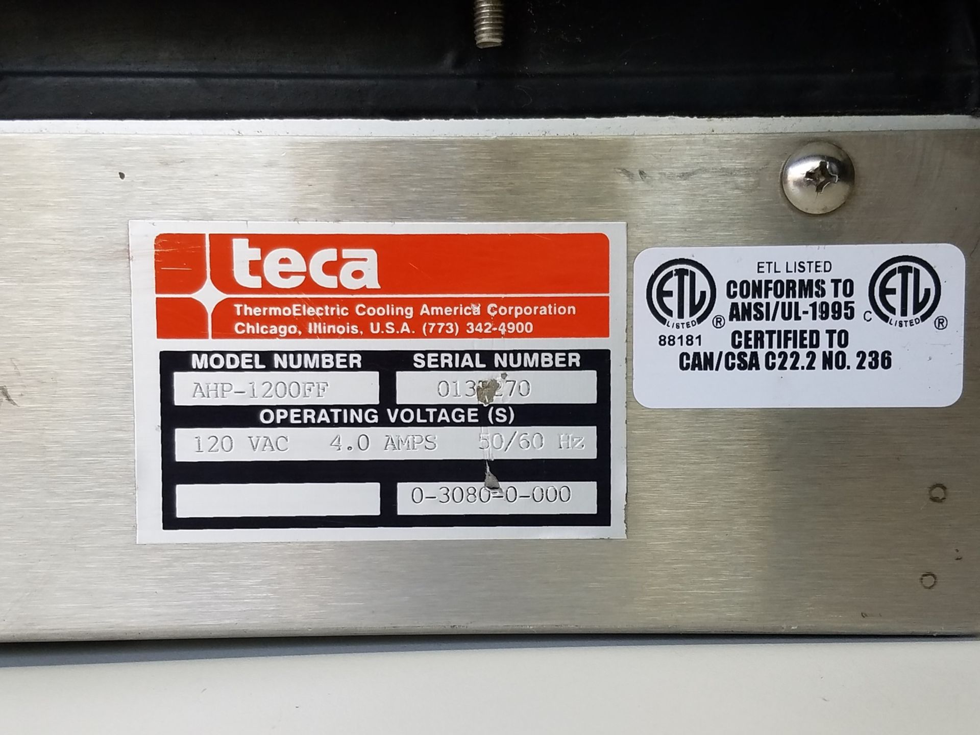 TECA SOLID STATE A/C UNIT - Image 5 of 6