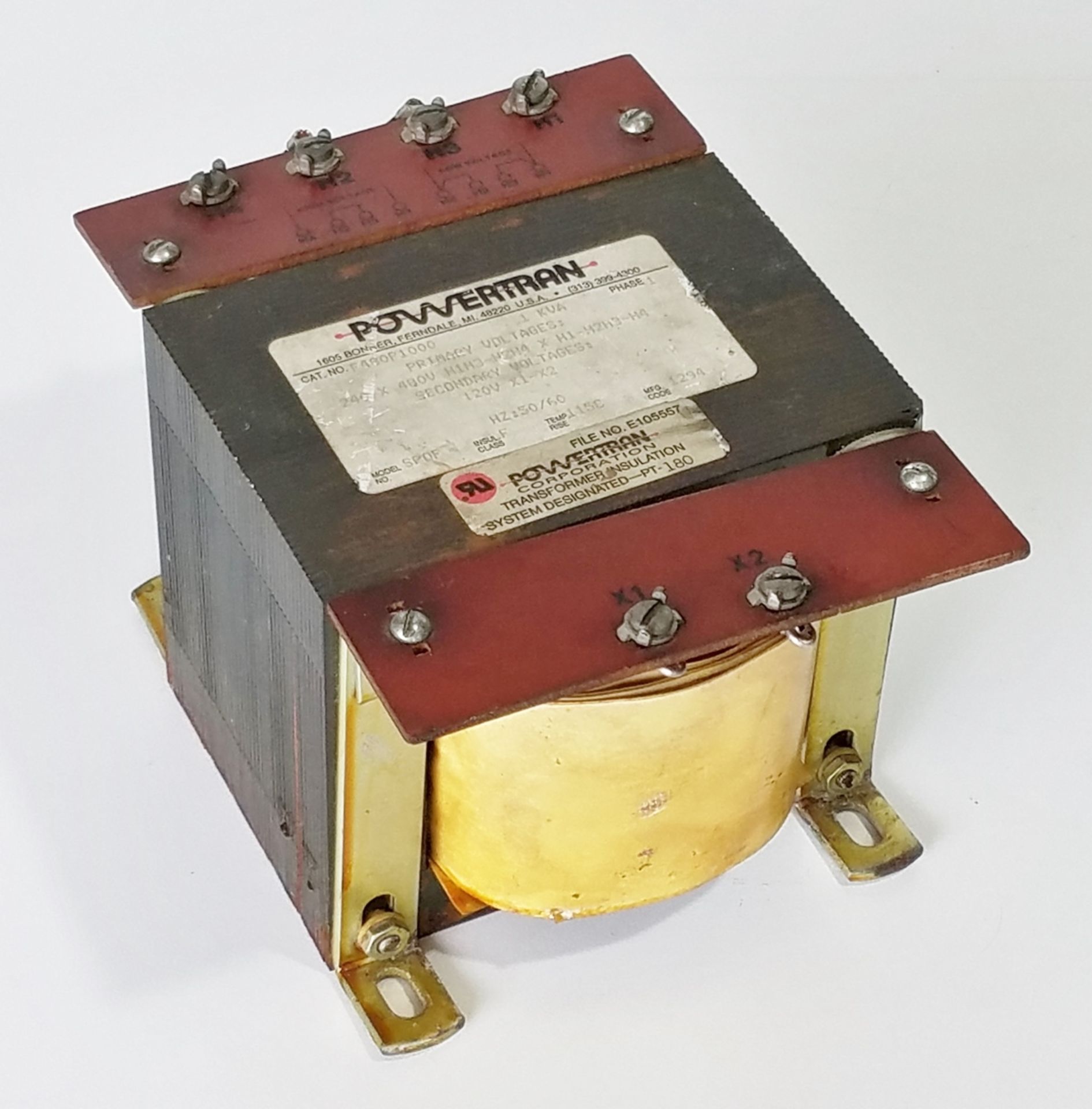 POWERTRAN STEP DOWN TRANSFORMER