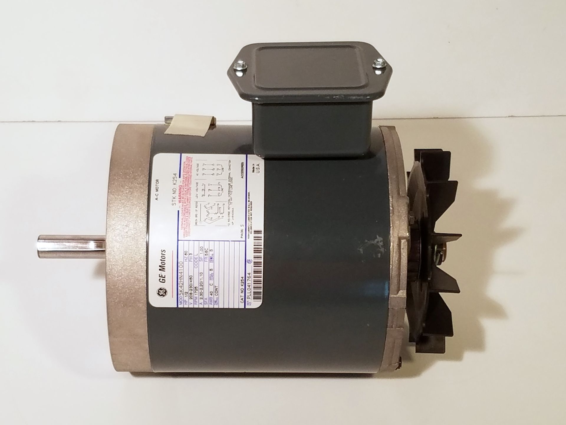 GE K254 5K42HN4100 AC MOTOR