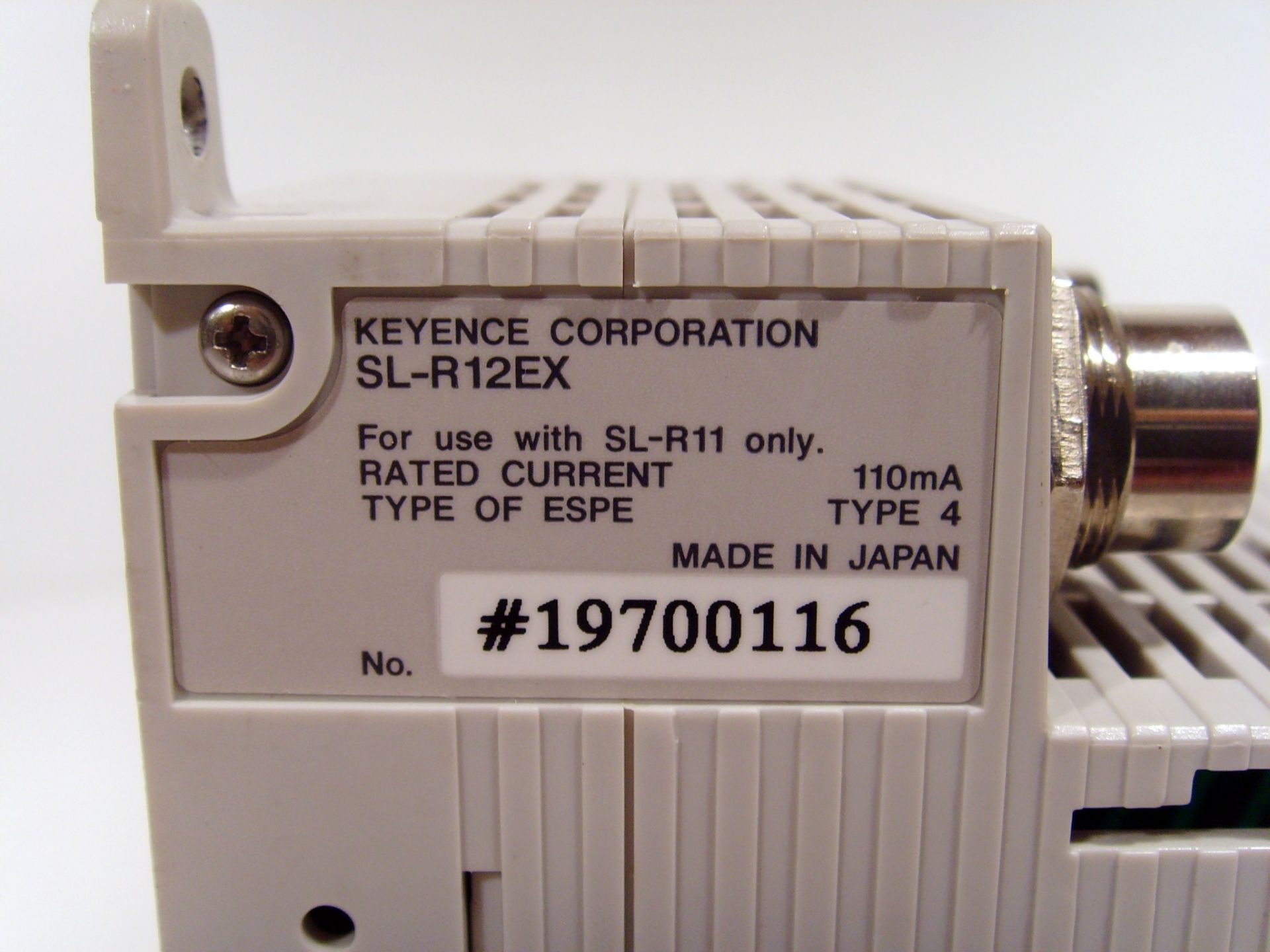 Keyence SL-R12EX Extension Unit, S/N 19700116 - Image 5 of 5