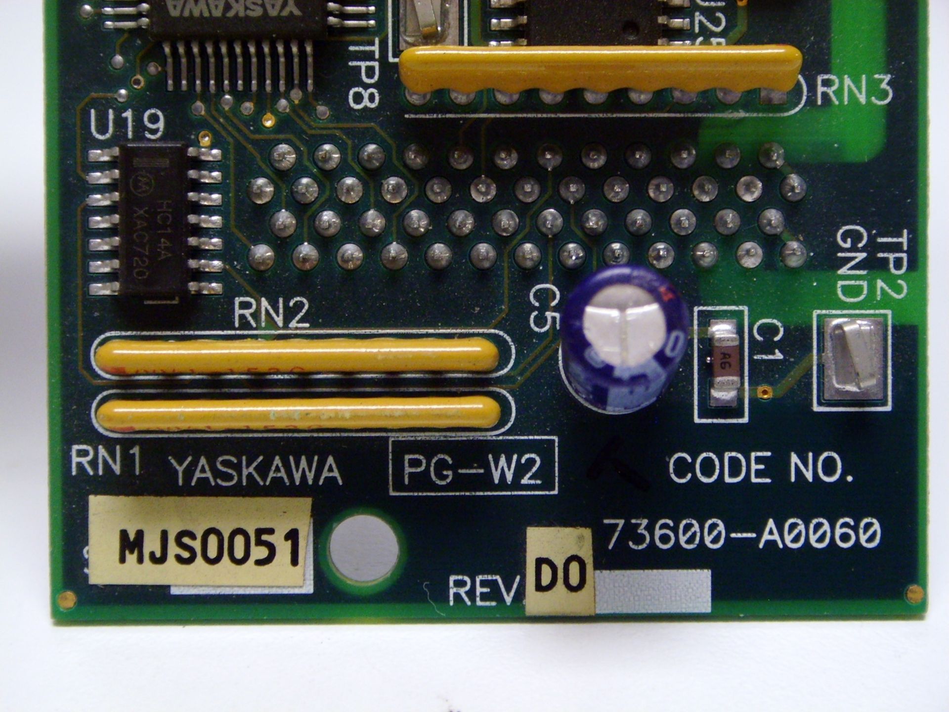 Yaskawa PG-W2 Dual PG Speed Control Board - Image 2 of 2