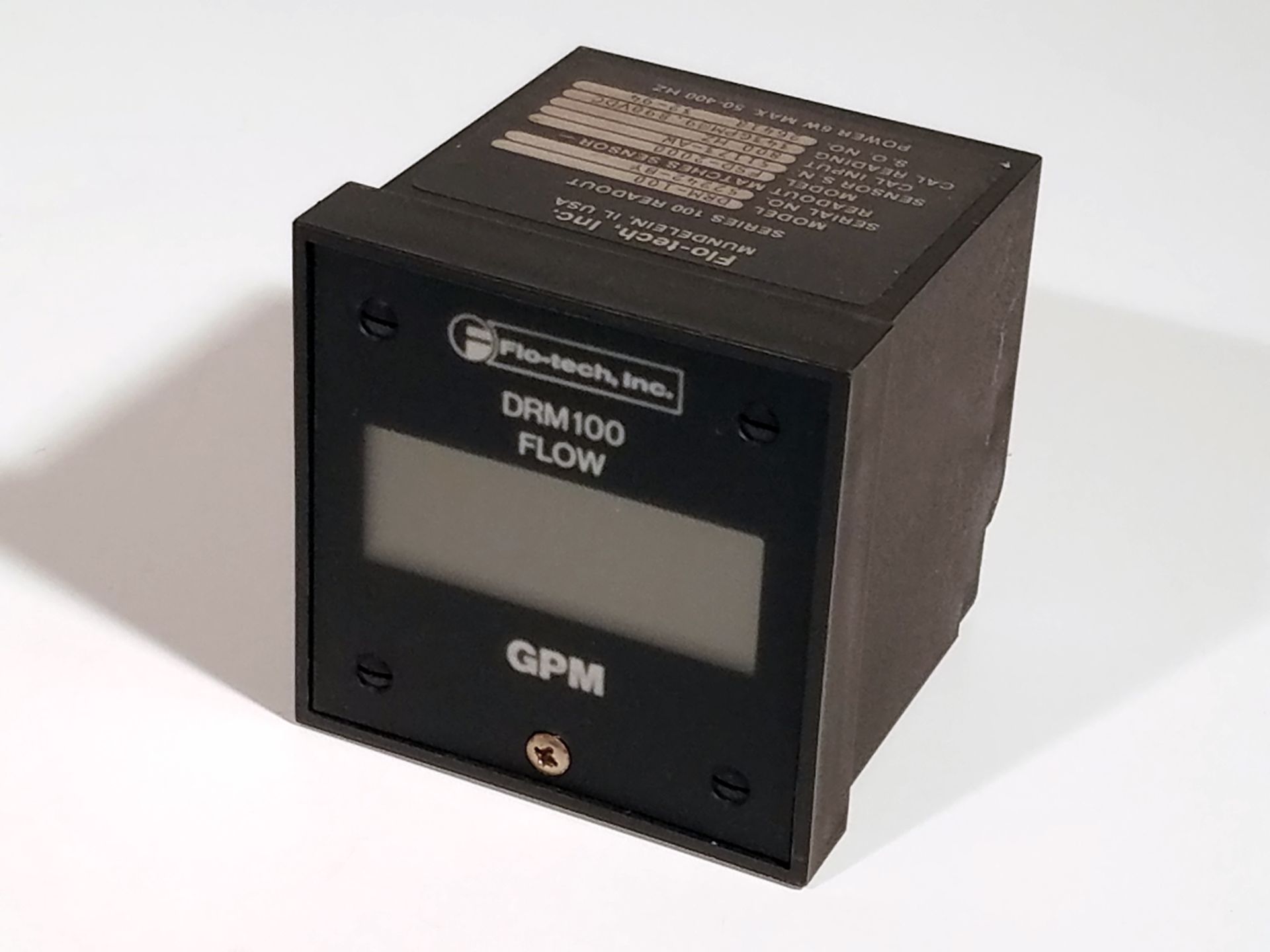 Flo-Tech DRM100 Flow Meter Readout FSD-2000 Sensor