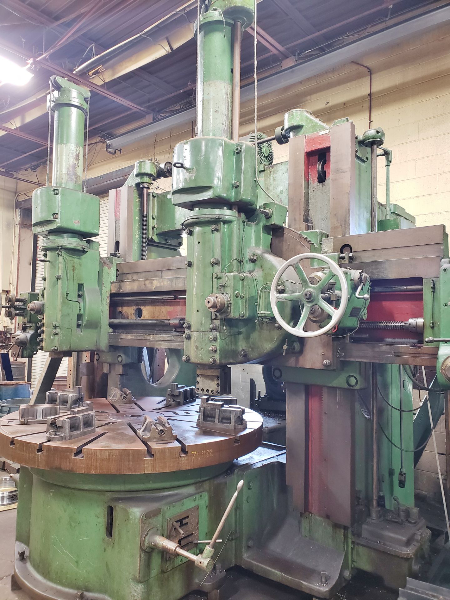 CRAVEN 72" DOUBLE HEAD VERTICAL BORING MILL - Image 2 of 12