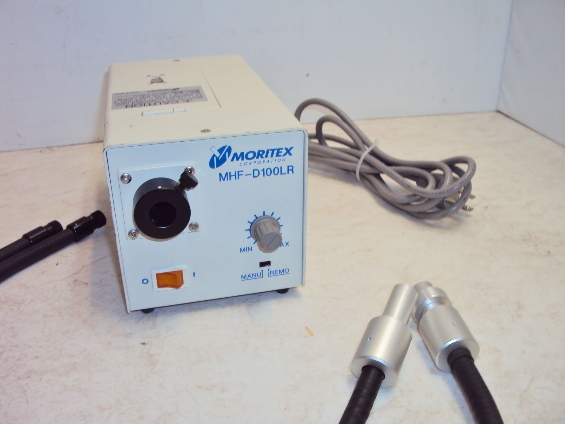 MORITEX MHF-D100LR, FIBER OPTIC ILLUMINATOR W/2 PROBE LIGHTS - Image 2 of 4