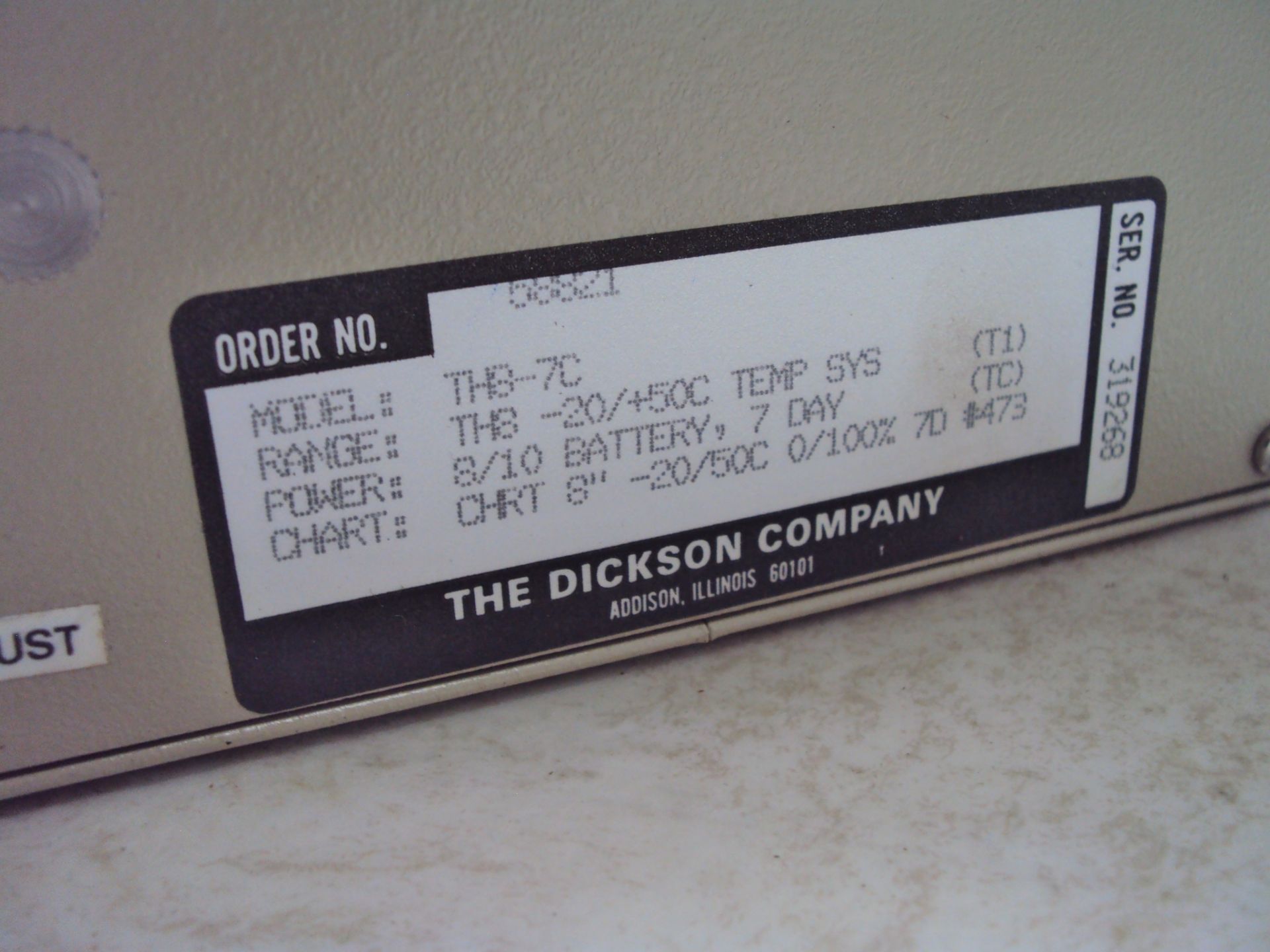 DICKSON TEMP & HUMIDITY CHART RECORDERS - Image 5 of 8