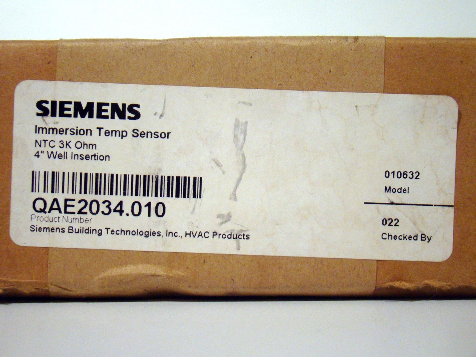 Siemens QAE2034.010 Immersion Temp Sensor - Image 2 of 2
