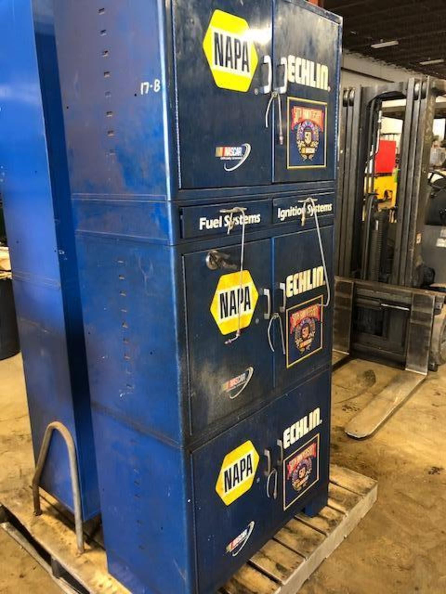 Napa/Echlin “NASCAR 50th anniversary” metal storage locker