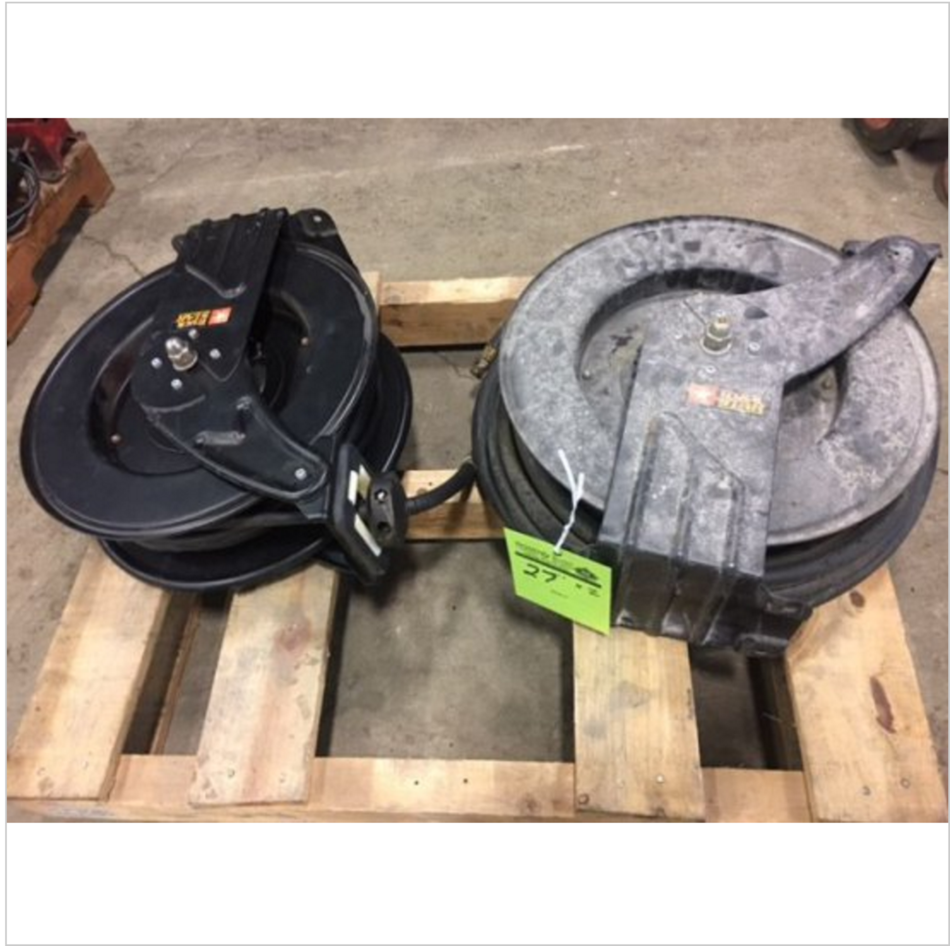 Truck Star hose reels. 1 in like new condition