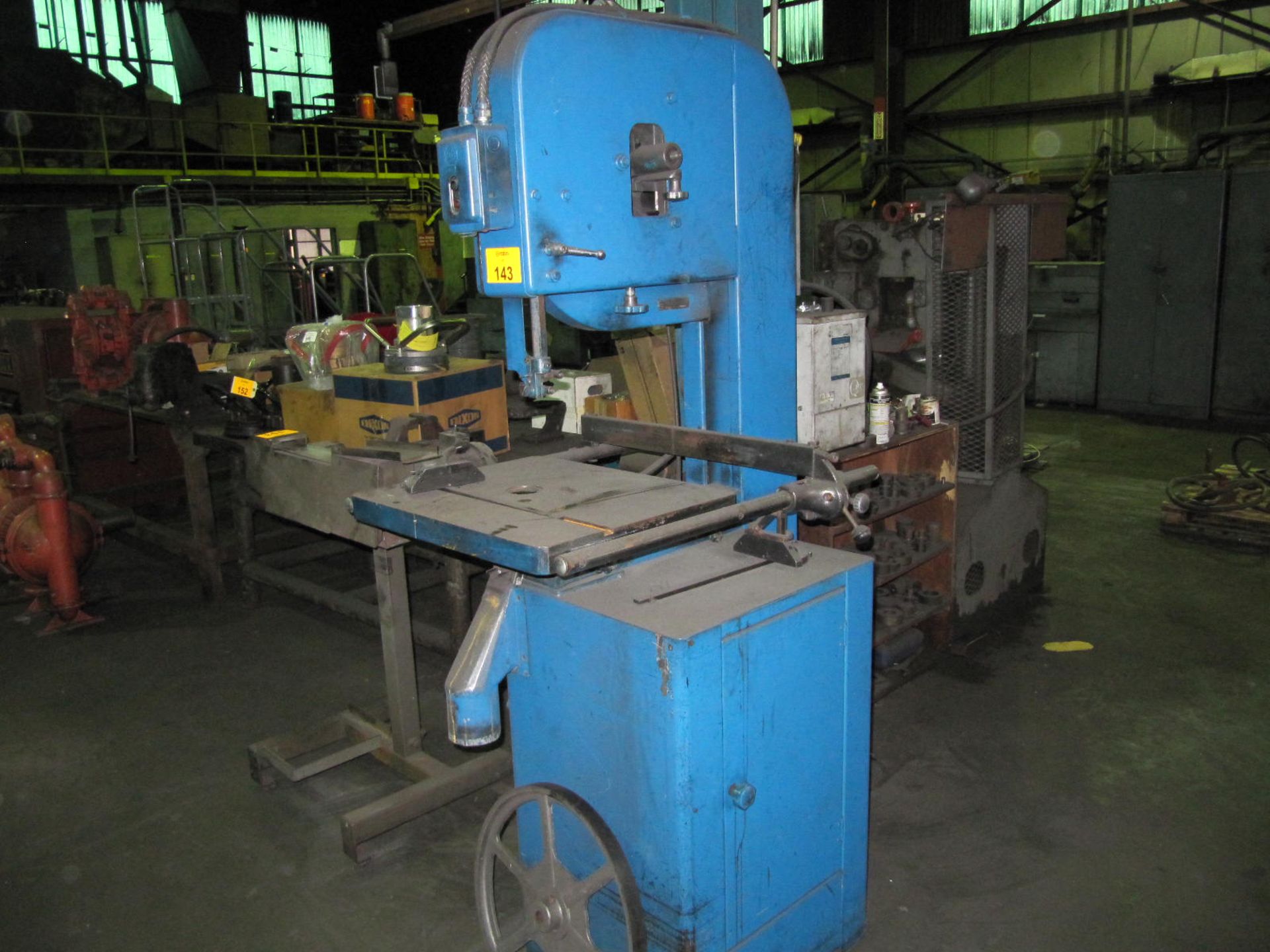 Rockwell 28-350 vertical band saw, no blade, s/n 1407734