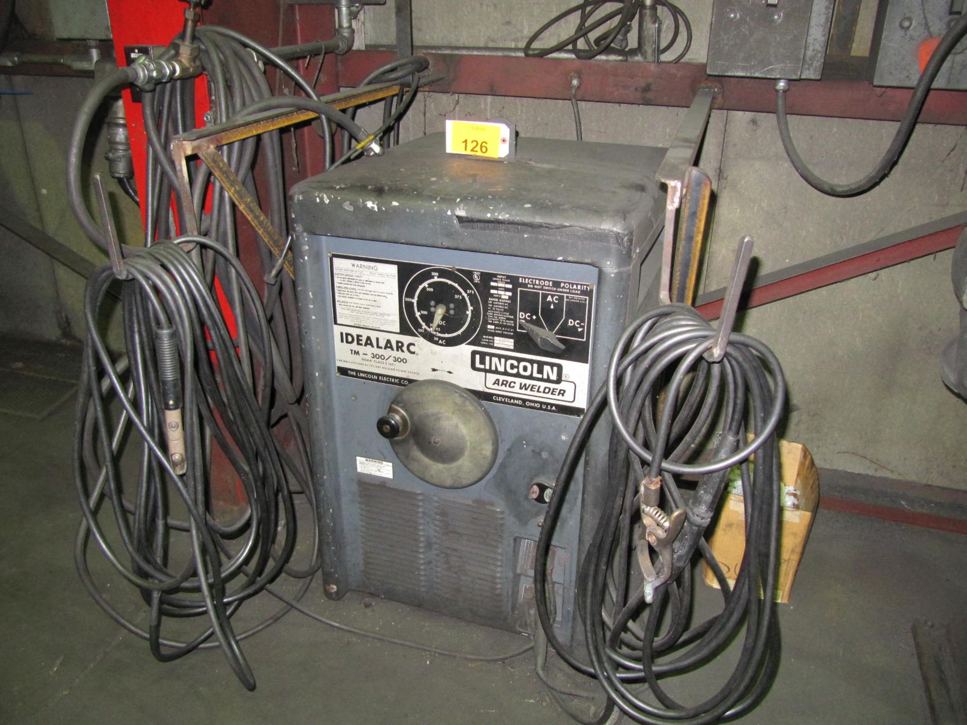 Lincoln Idealarc TM-300/300 arc welder, 230/460 volts, s/n AC-560960