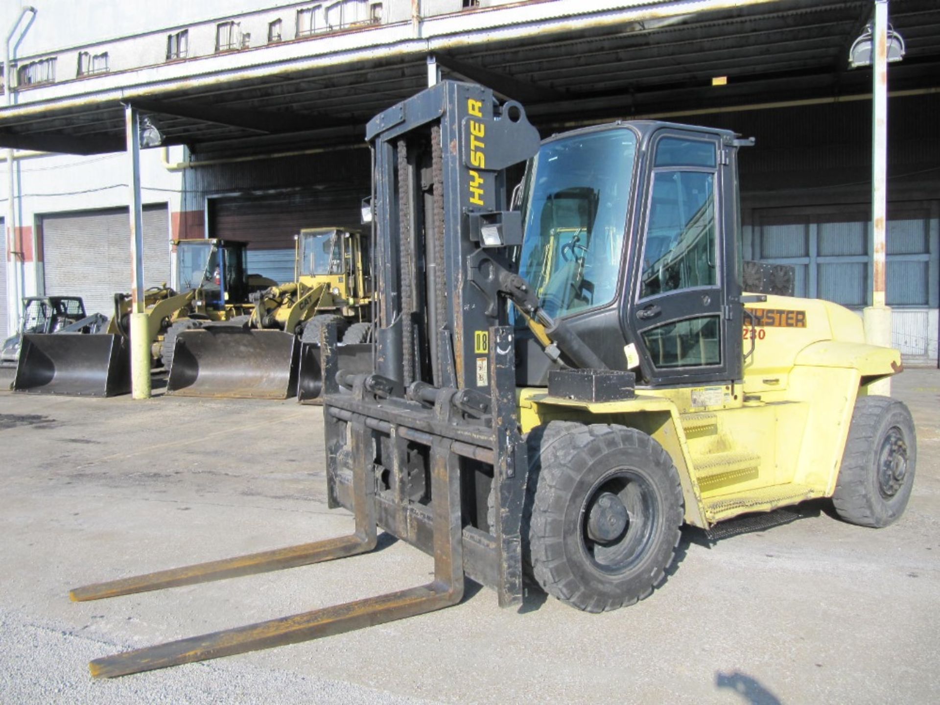 2005 Hyster 230 Forklift, 23,000 lb. cap., 4975 hrs. indicated, pneumatic tires, side shift,