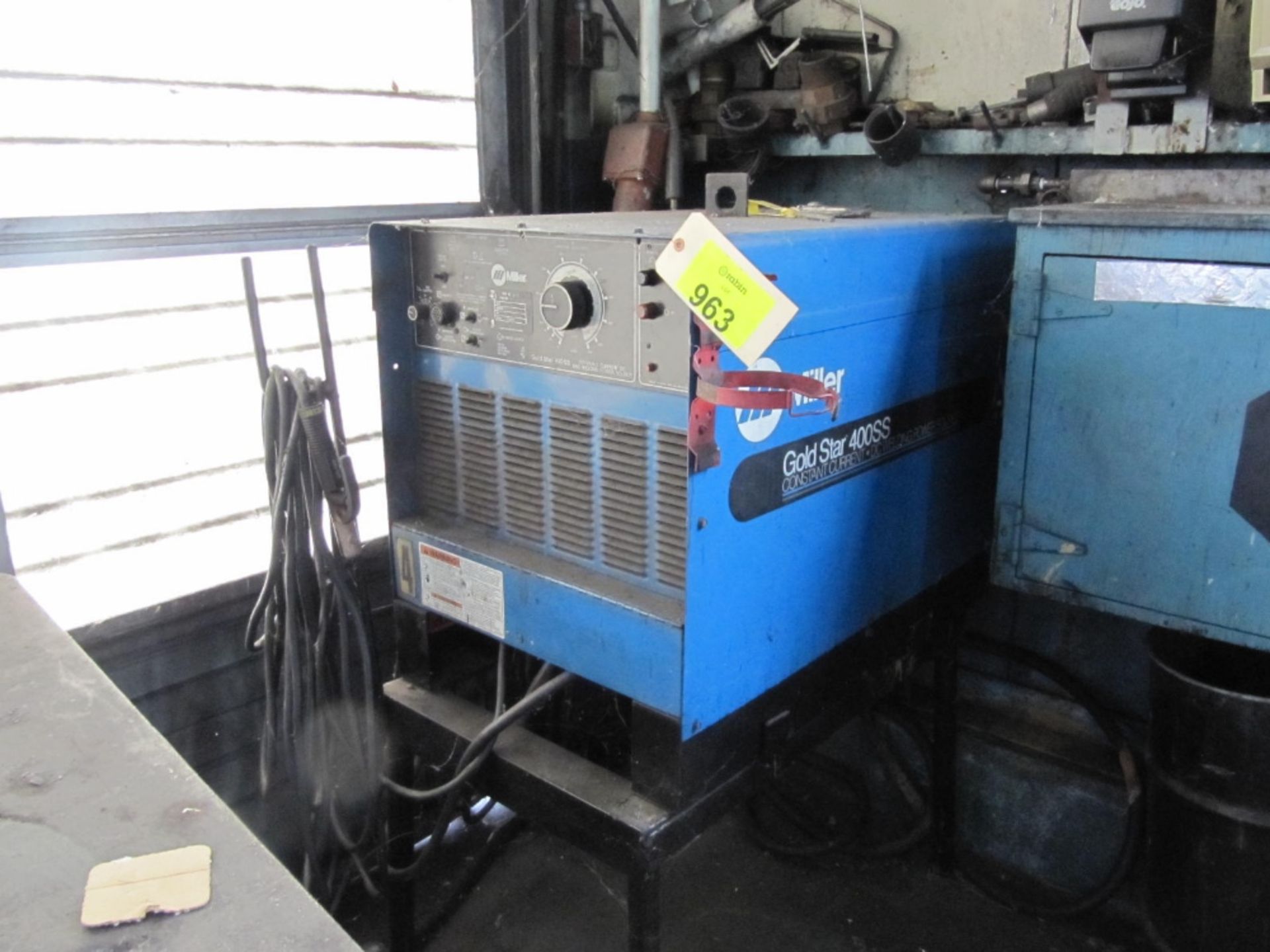 Miller Gold Star 400SS welder on stand, s/n KD461896