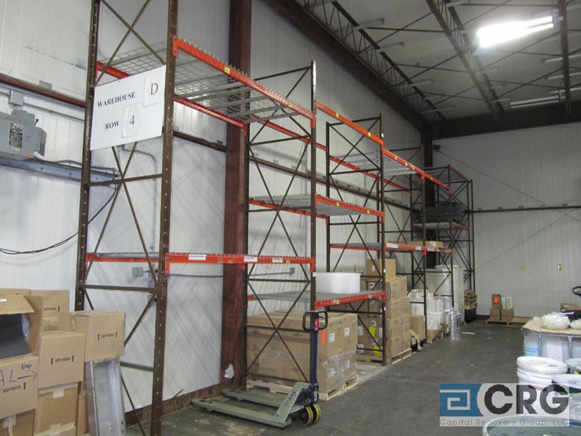 Lot of pallet racking including: (14) sections including: (20) 14' X 42" uprights, (72) 8' - Image 2 of 2