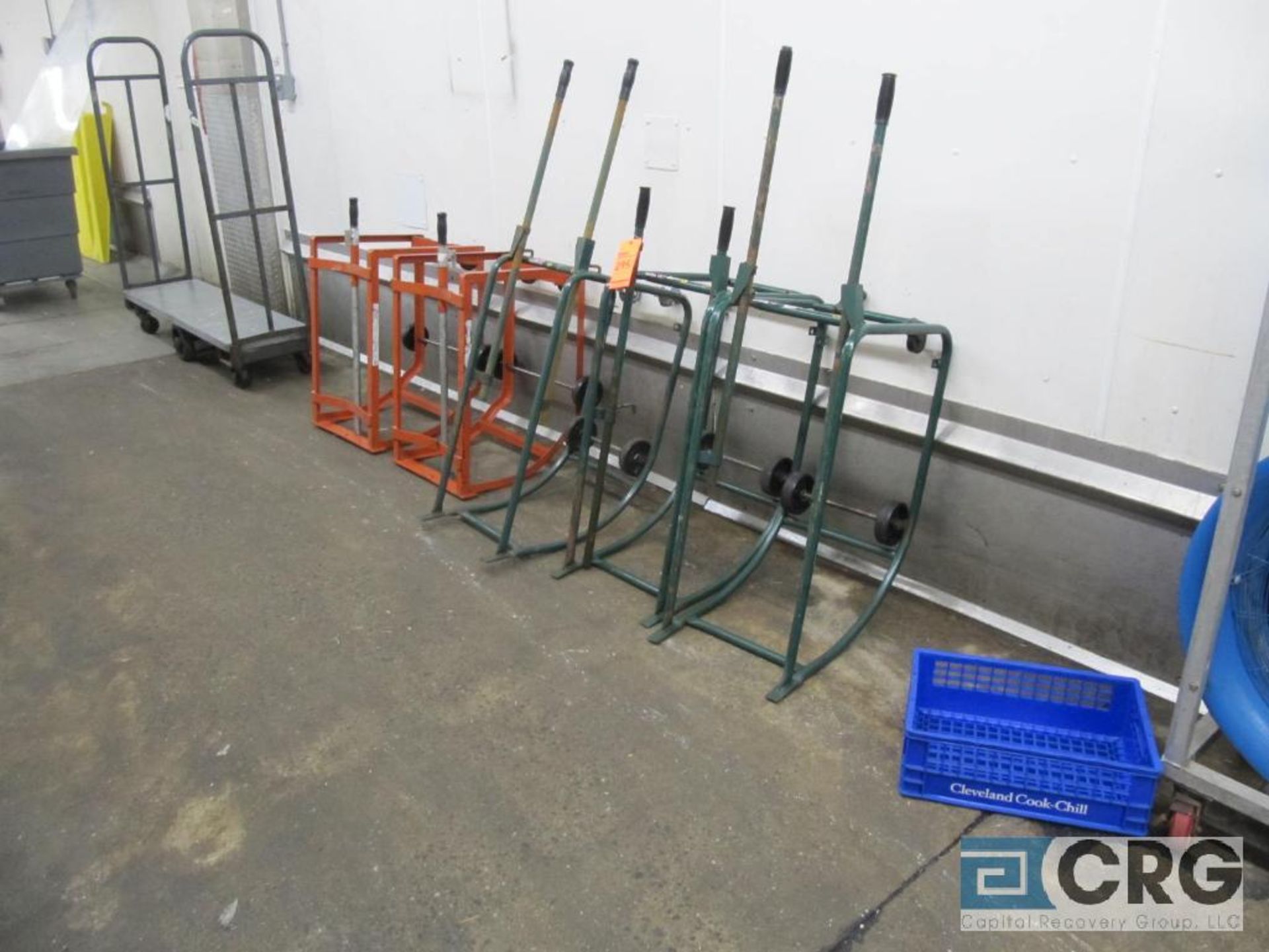 Lot of (6) assorted barrel racks