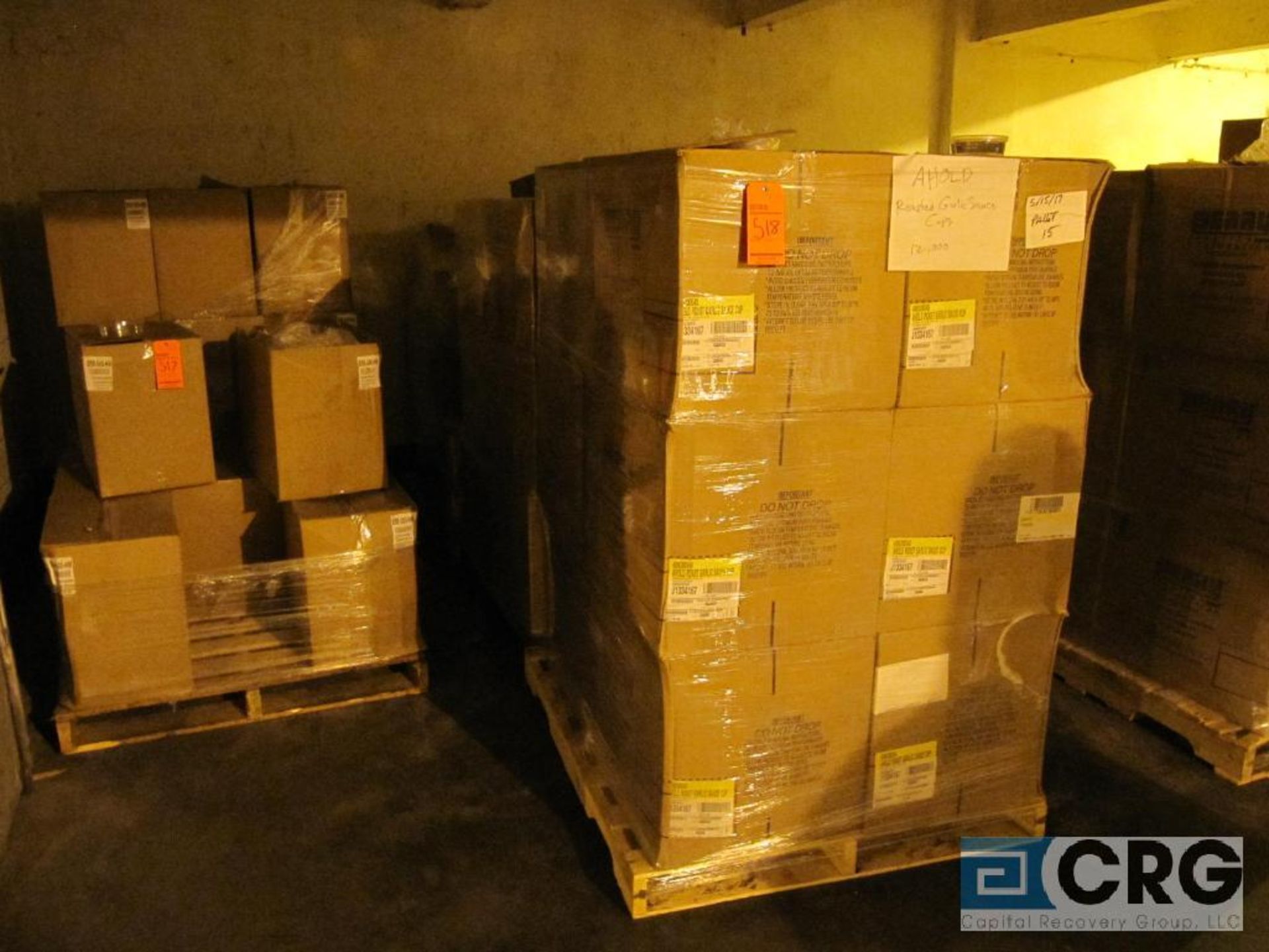 Lot of plastic containers model J1334167, (30) boxes with 1,000 per box, on (3) pallets, (LOCATED IN