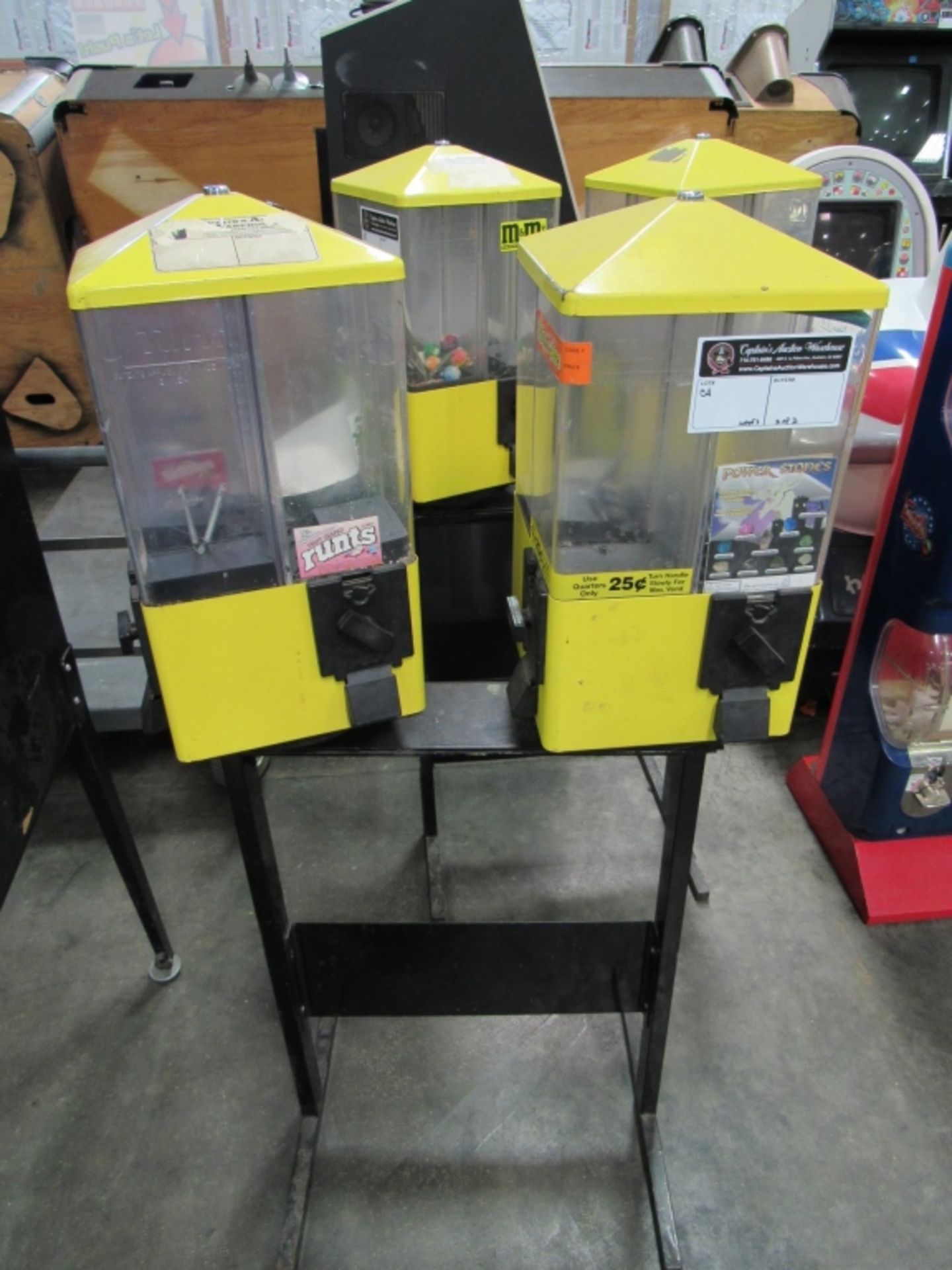 U-TURN DUAL HEAD BULK VENDING STAND LOT OF 2 Item is in used condition. Evidence of wear and - Image 2 of 2