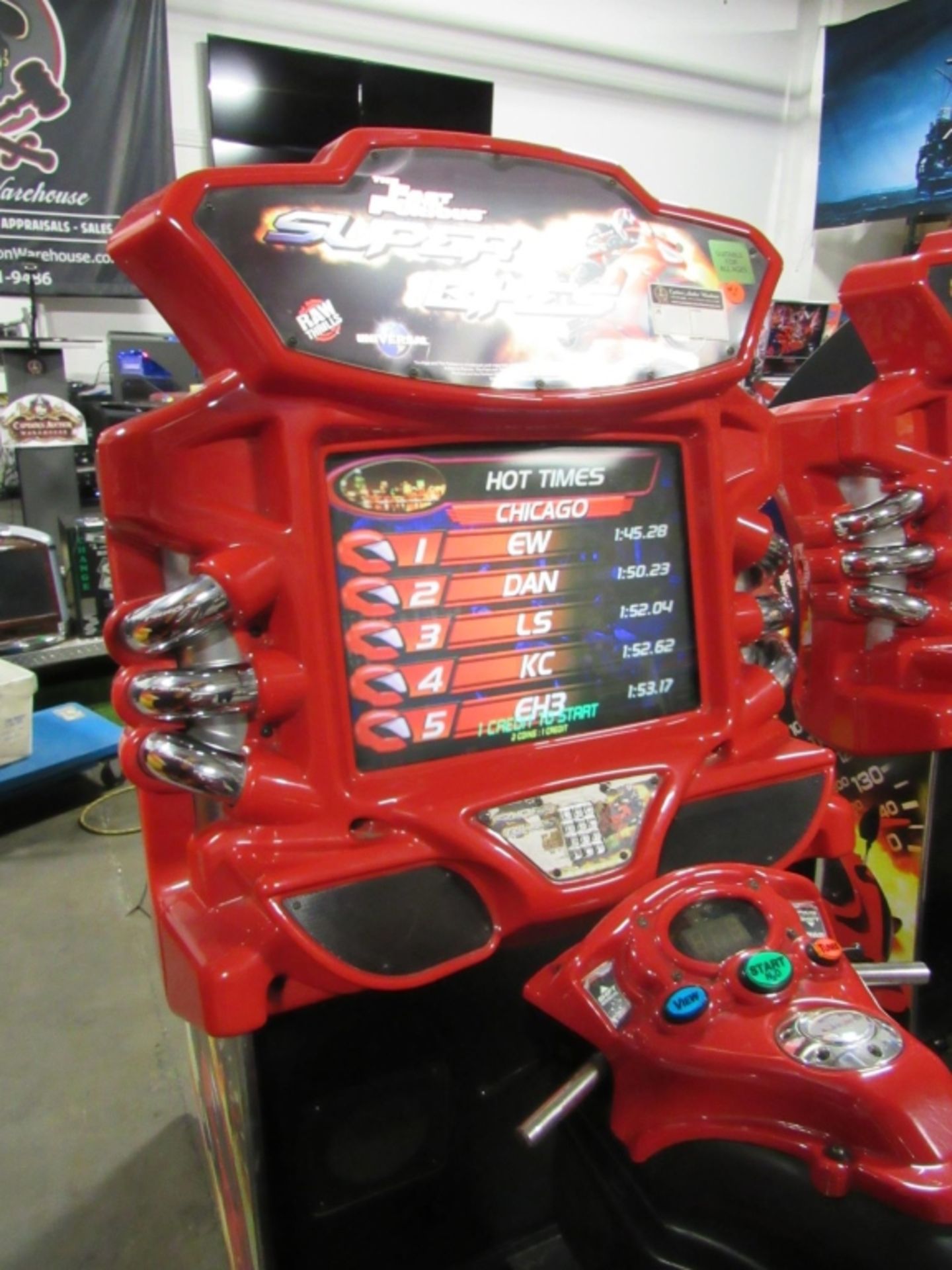 SUPER BIKES FAST & FURIOUS RED RACING ARCADE #2 - Image 5 of 7