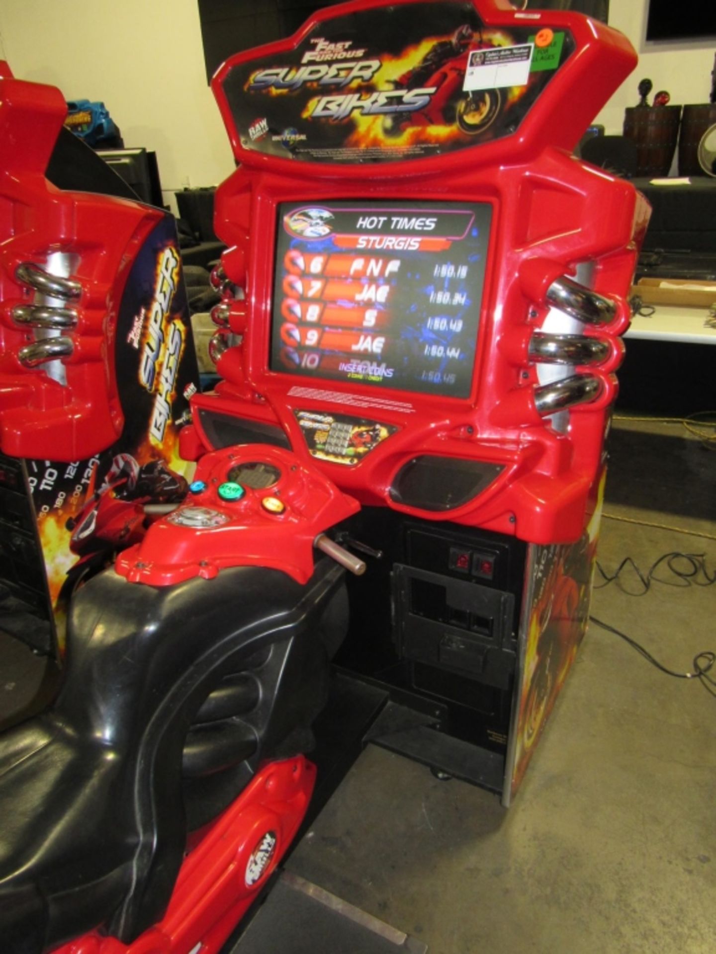 SUPER BIKES FAST & FURIOUS RED RACING ARCADE #1 - Image 3 of 6