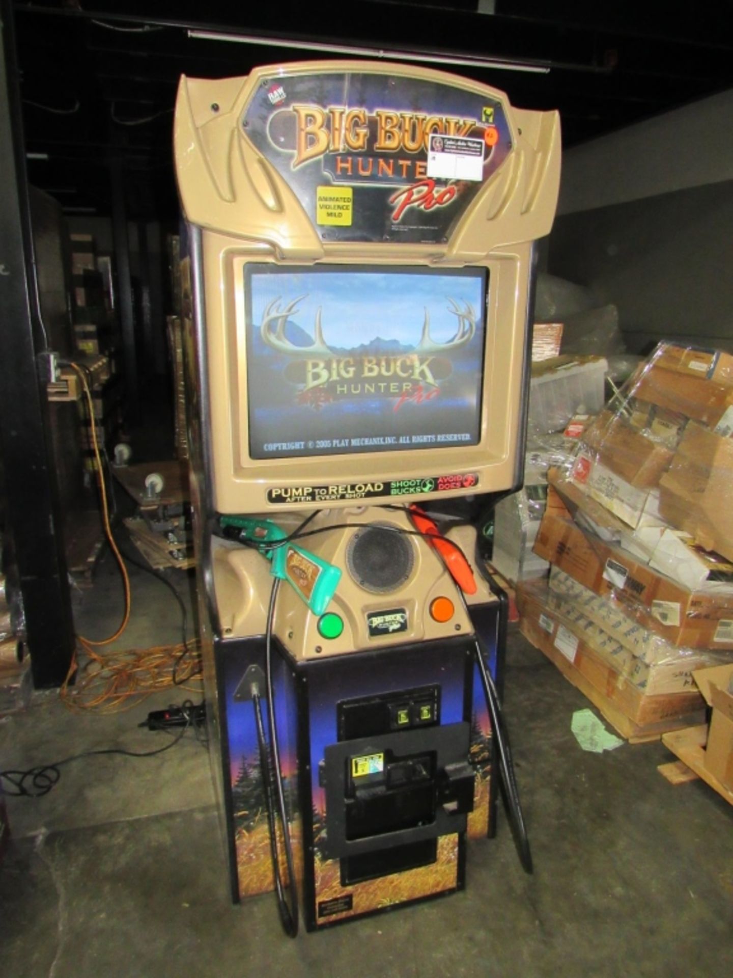 BIG BUCK HUNTER PRO SHOOTER ARCADE GAME #2