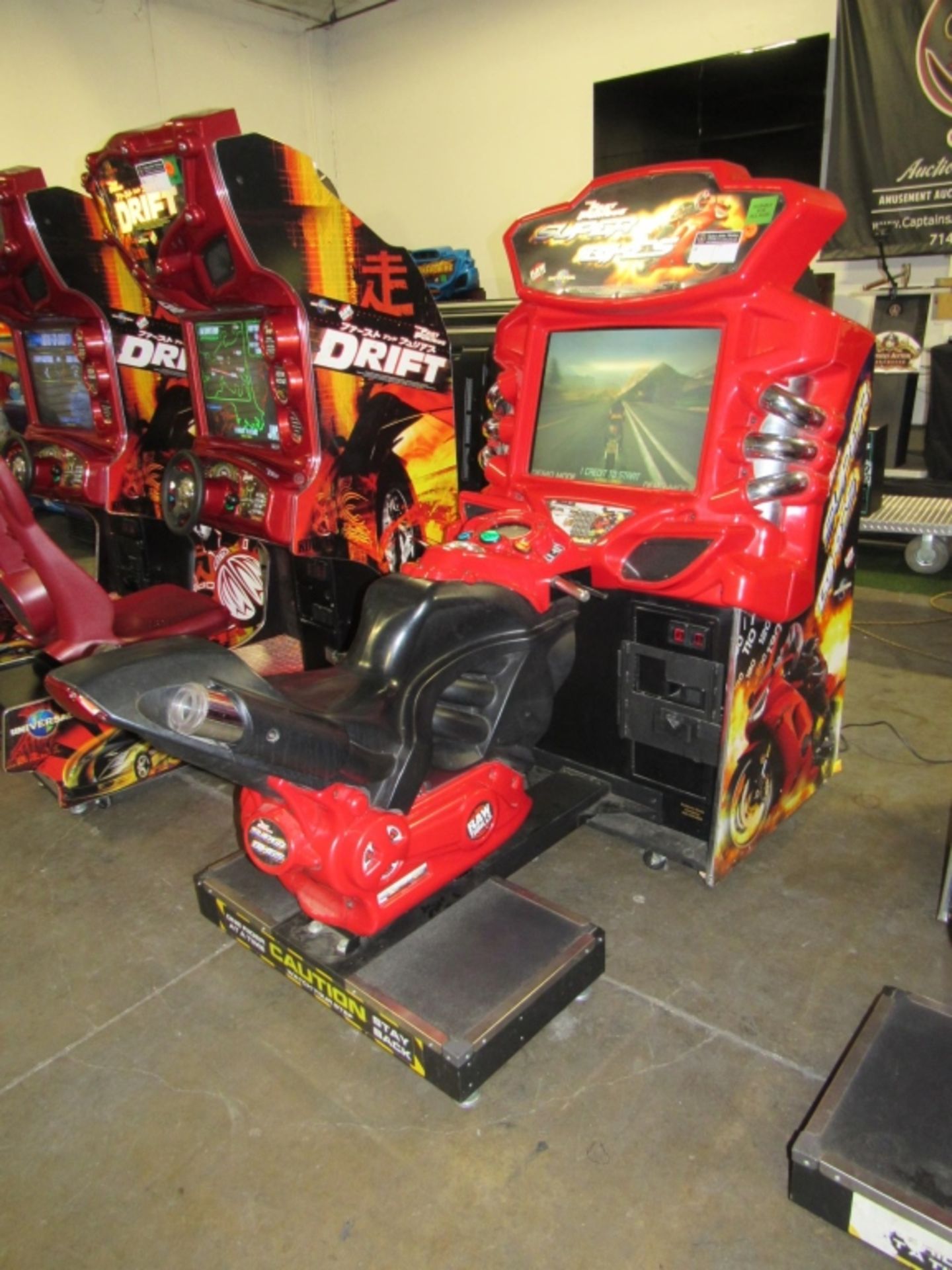 SUPER BIKES FAST & FURIOUS RED RACING ARCADE #2 - Image 6 of 7
