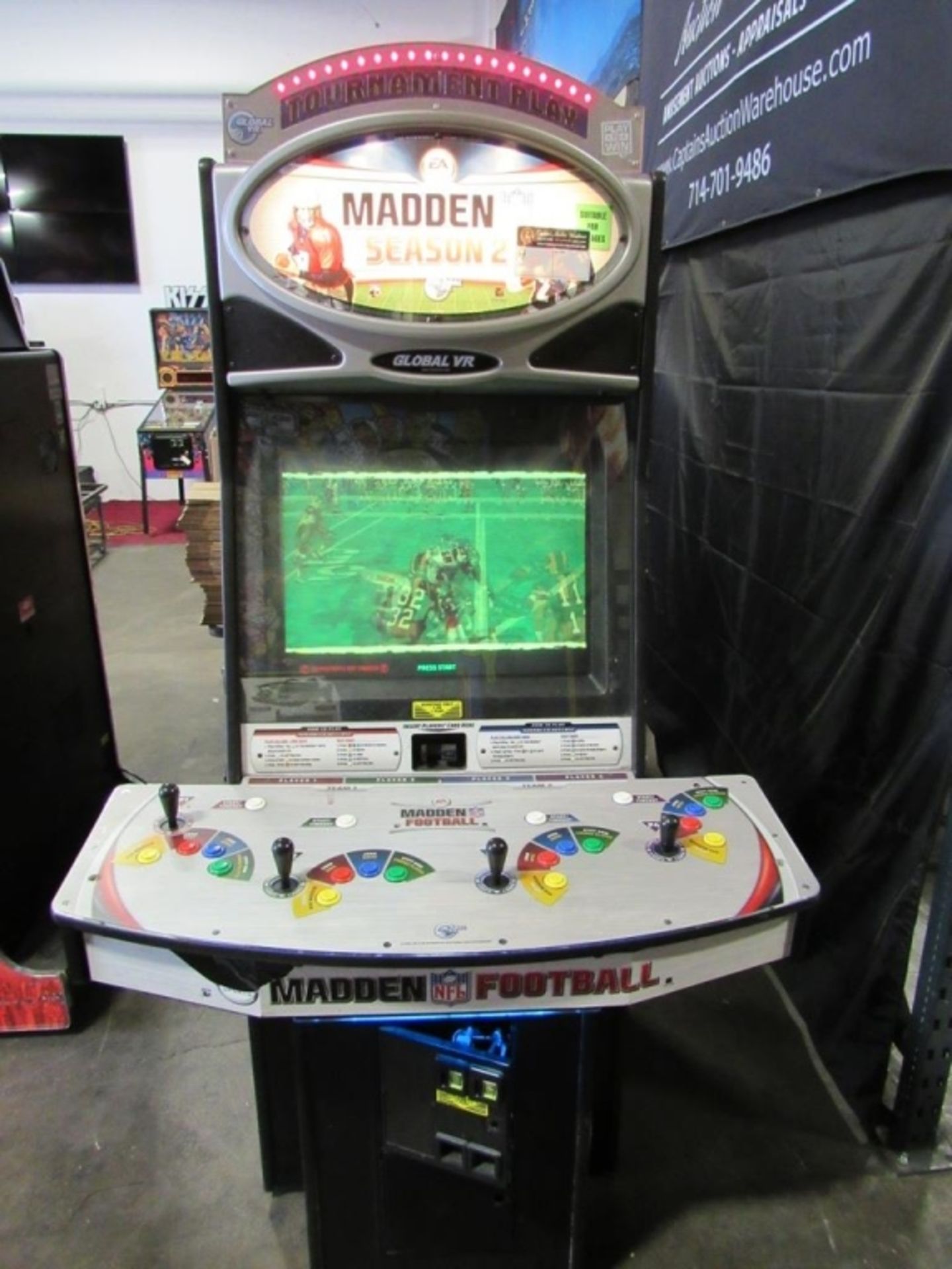 MADDEN FOOTBALL SEASON 2 FOUR PLAYER ARCADE GAME - Image 3 of 6