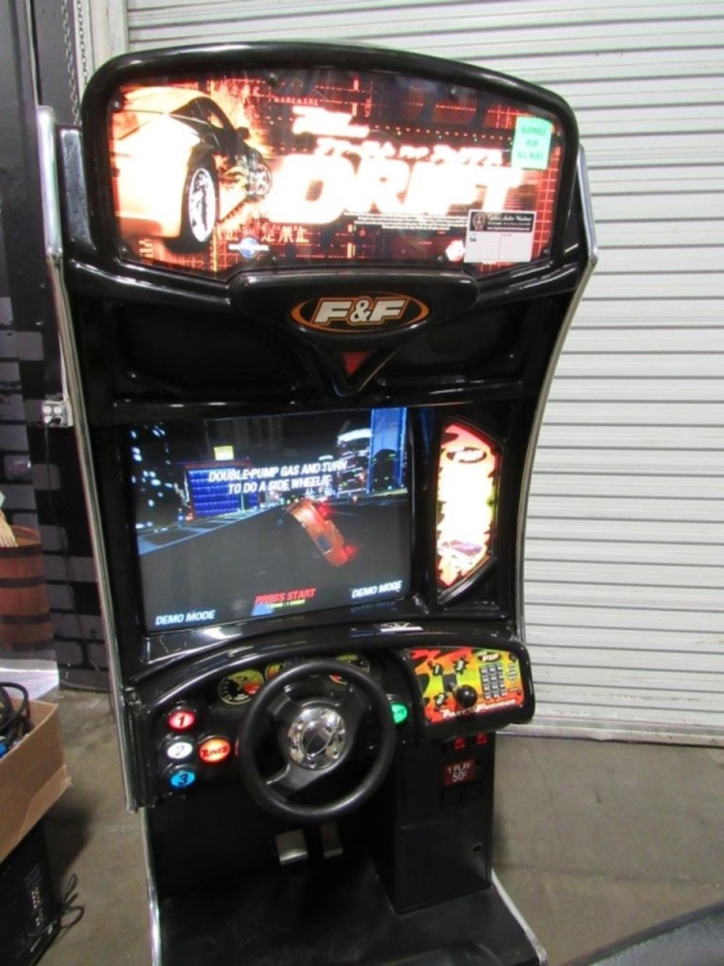 FAST AND FURIOUS DEDICATED RACING ARCADE GAME - Image 4 of 4