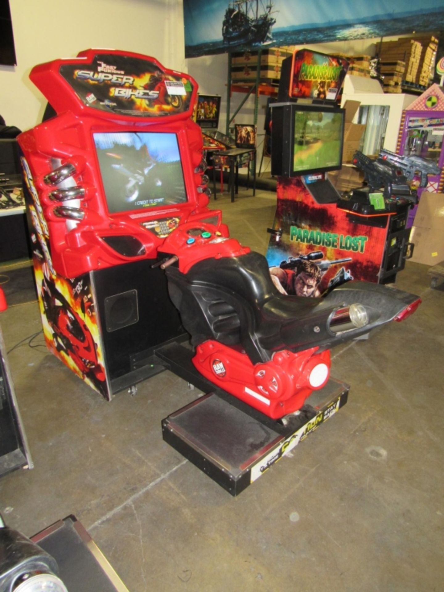 SUPER BIKES FAST & FURIOUS RED RACING ARCADE #1