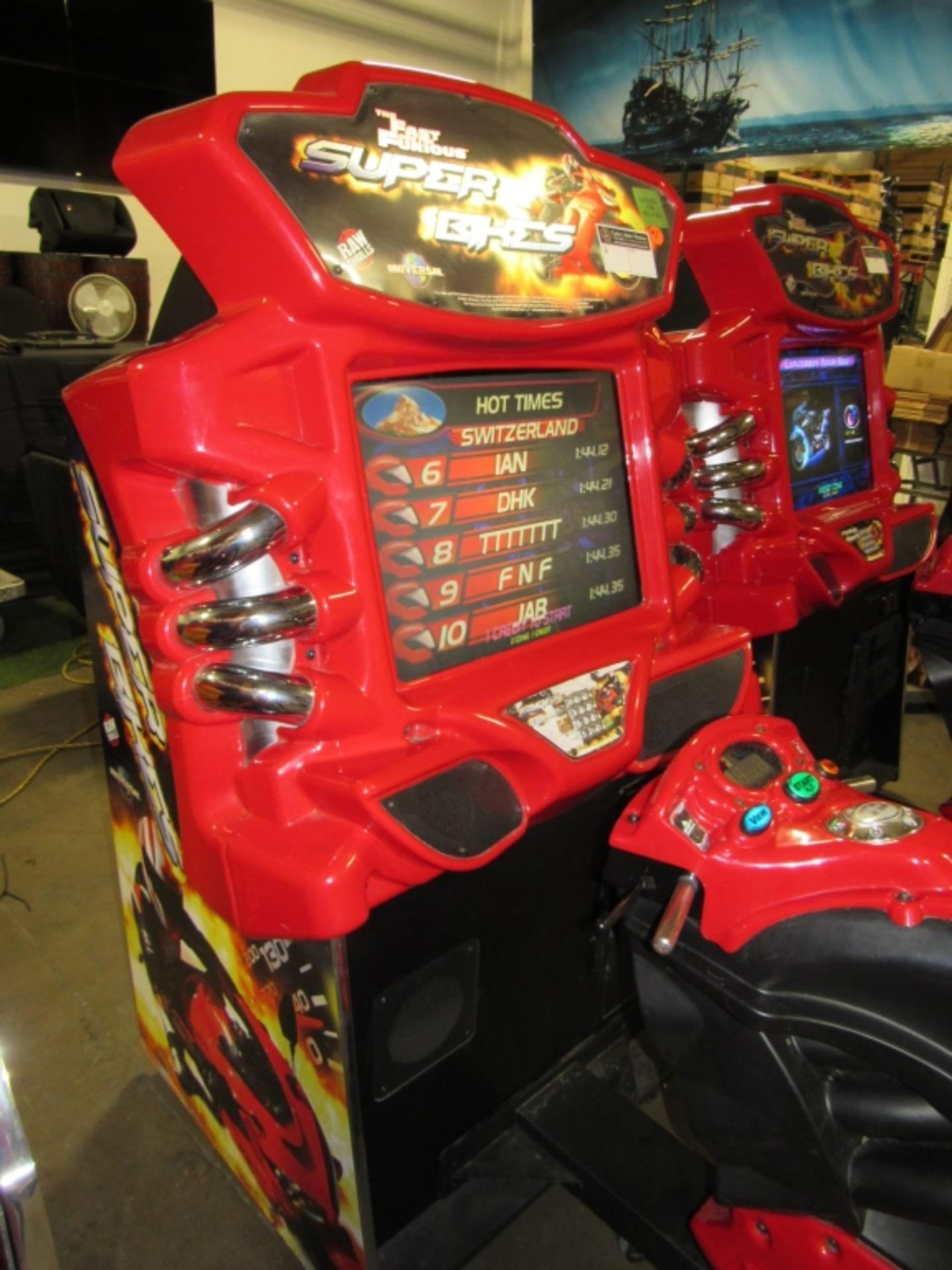 SUPER BIKES FAST & FURIOUS RED RACING ARCADE #2 - Image 2 of 7