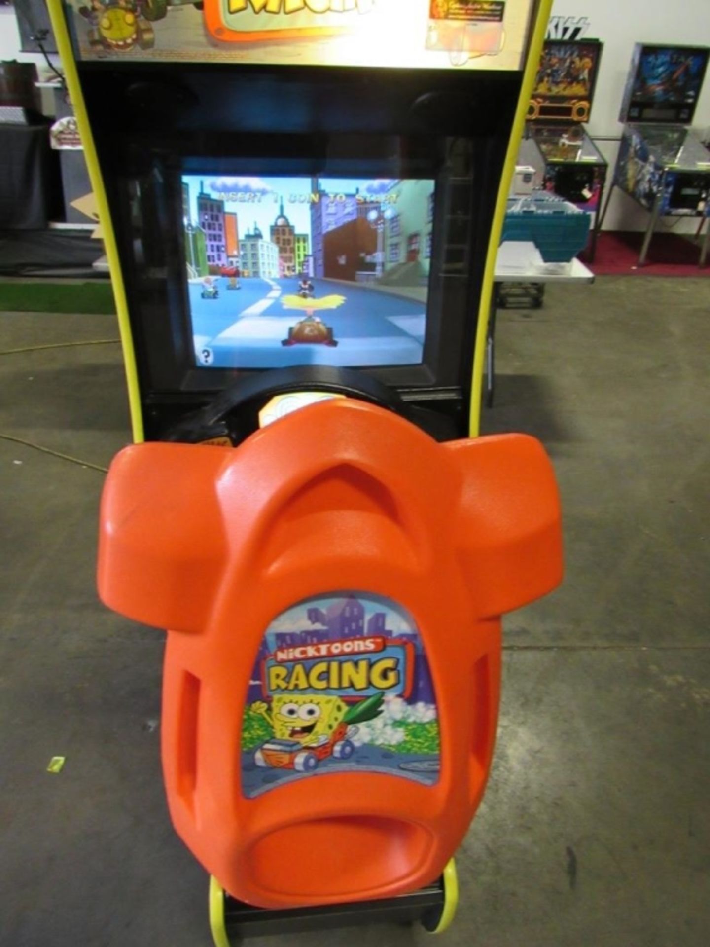 NICKTOONS RACING SITDOWN ARCADE GAME CLEAN!! - Image 5 of 5