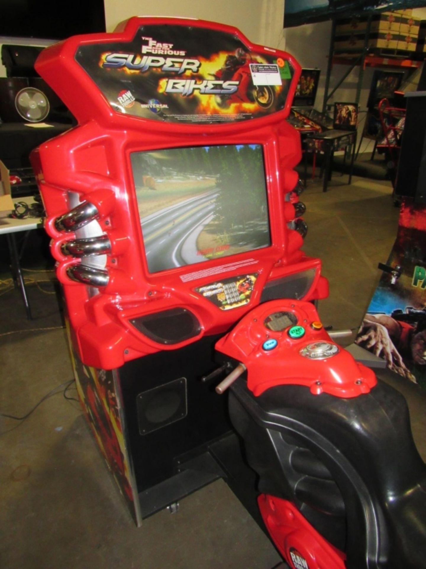 SUPER BIKES FAST & FURIOUS RED RACING ARCADE #1 - Image 2 of 6