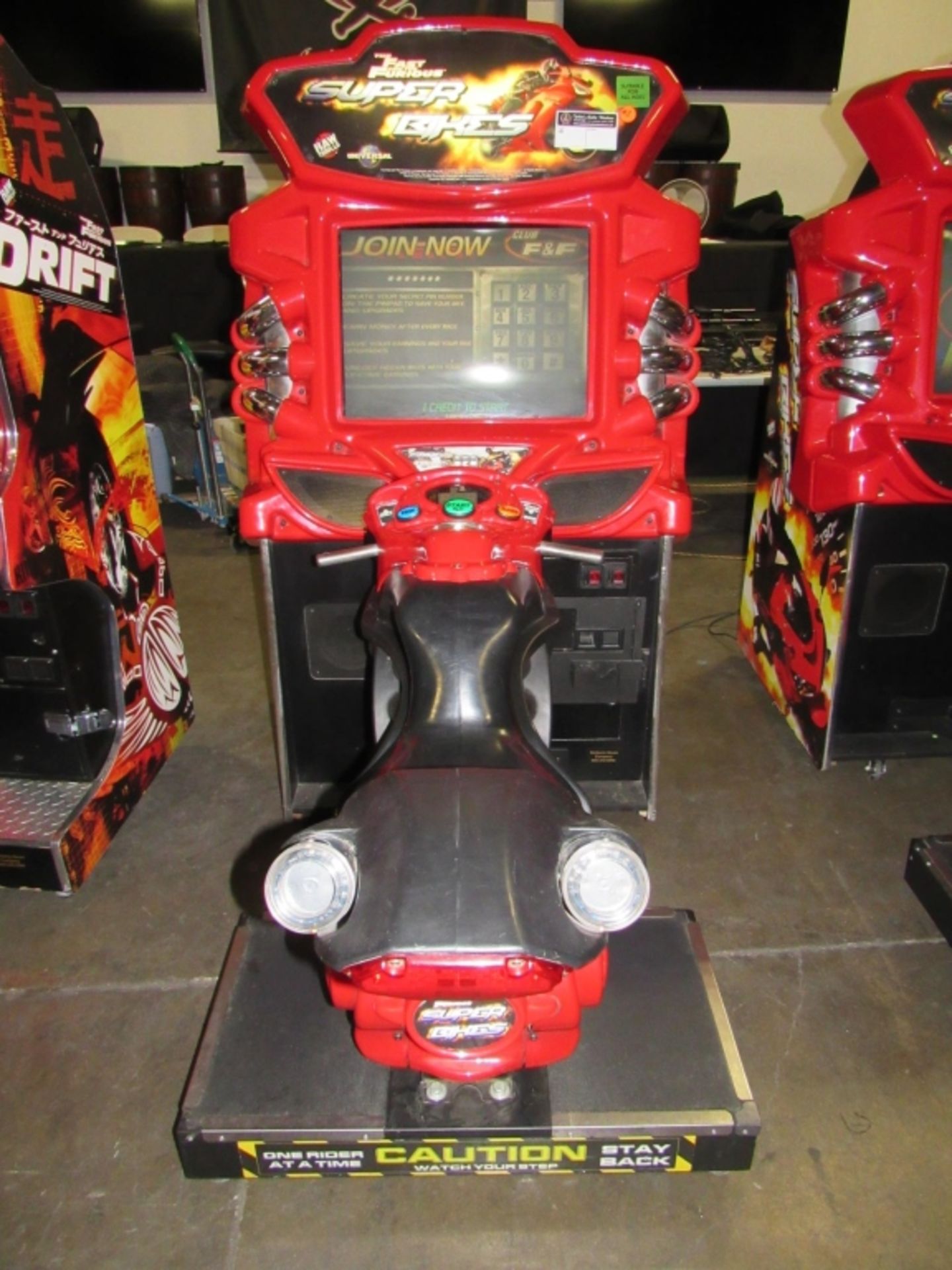 SUPER BIKES FAST & FURIOUS RED RACING ARCADE #2 - Image 3 of 7