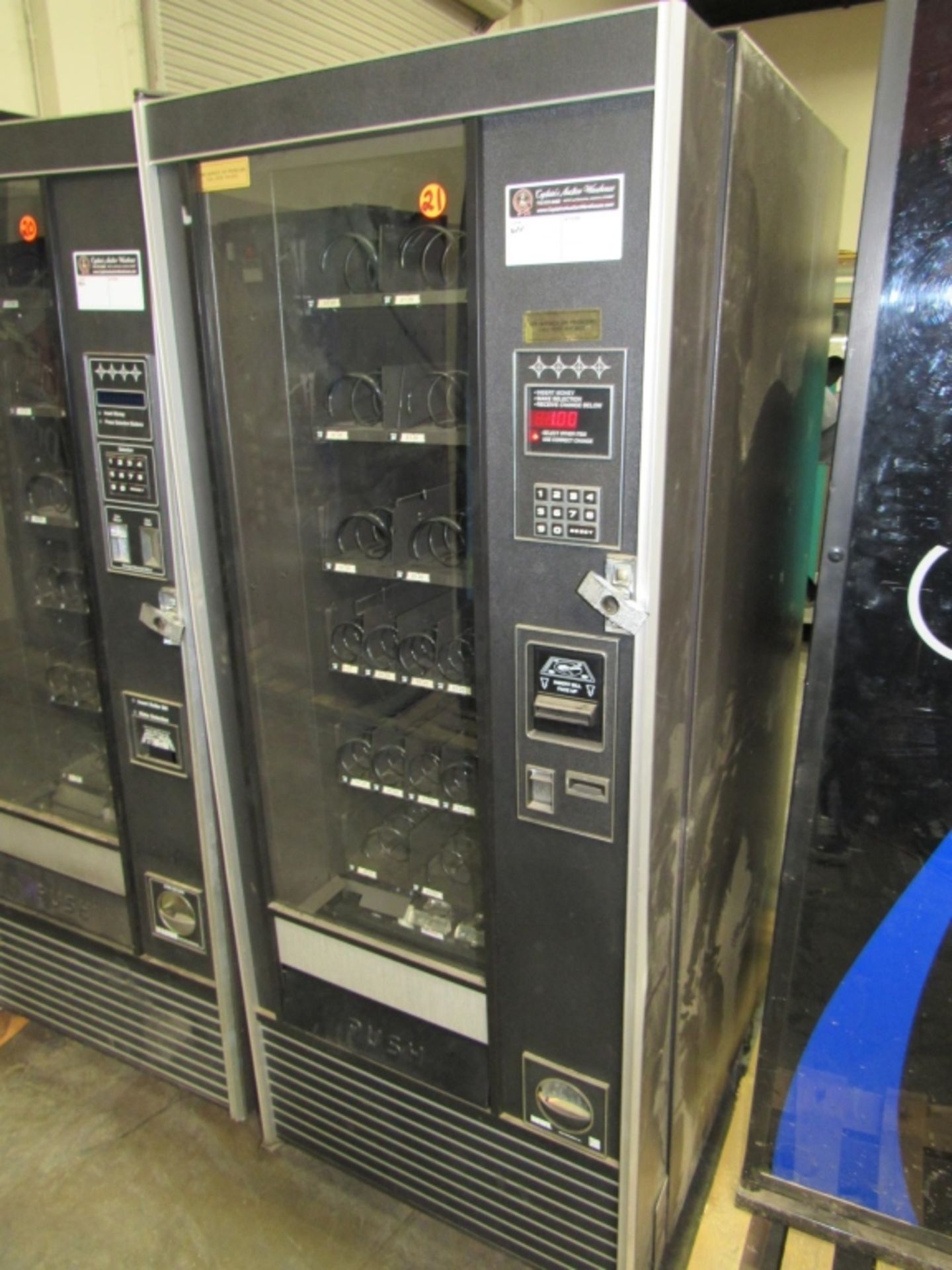 ROWE 681 SPIRAL SNACK VENDING MACHINE #21 - Image 2 of 2