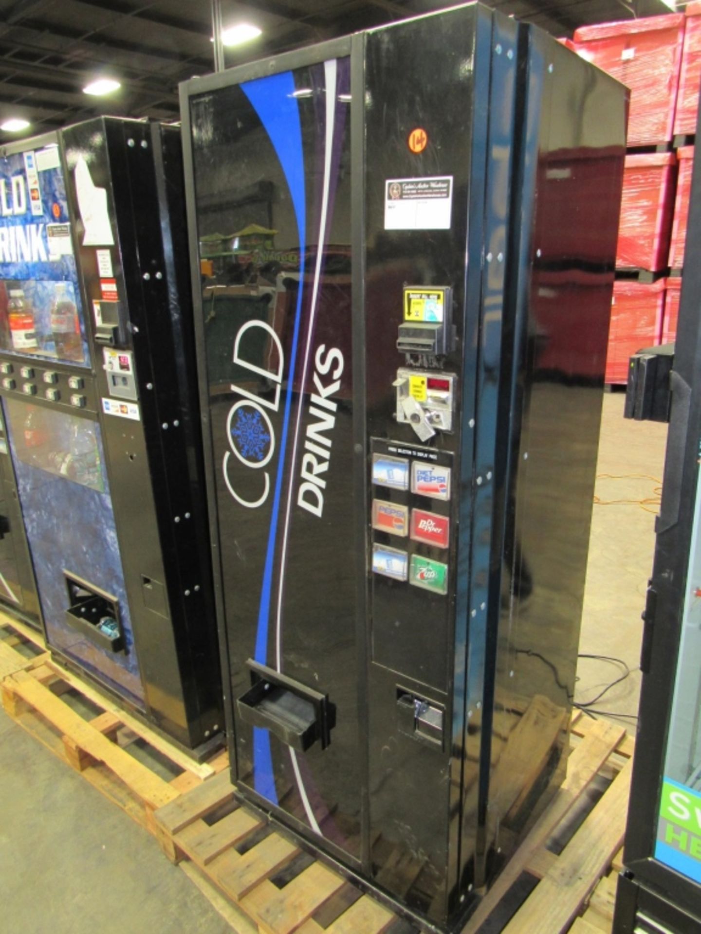 DIXIE NARCO CB276/S11-6 SODA VENDING MACHINE #14 - Image 2 of 2