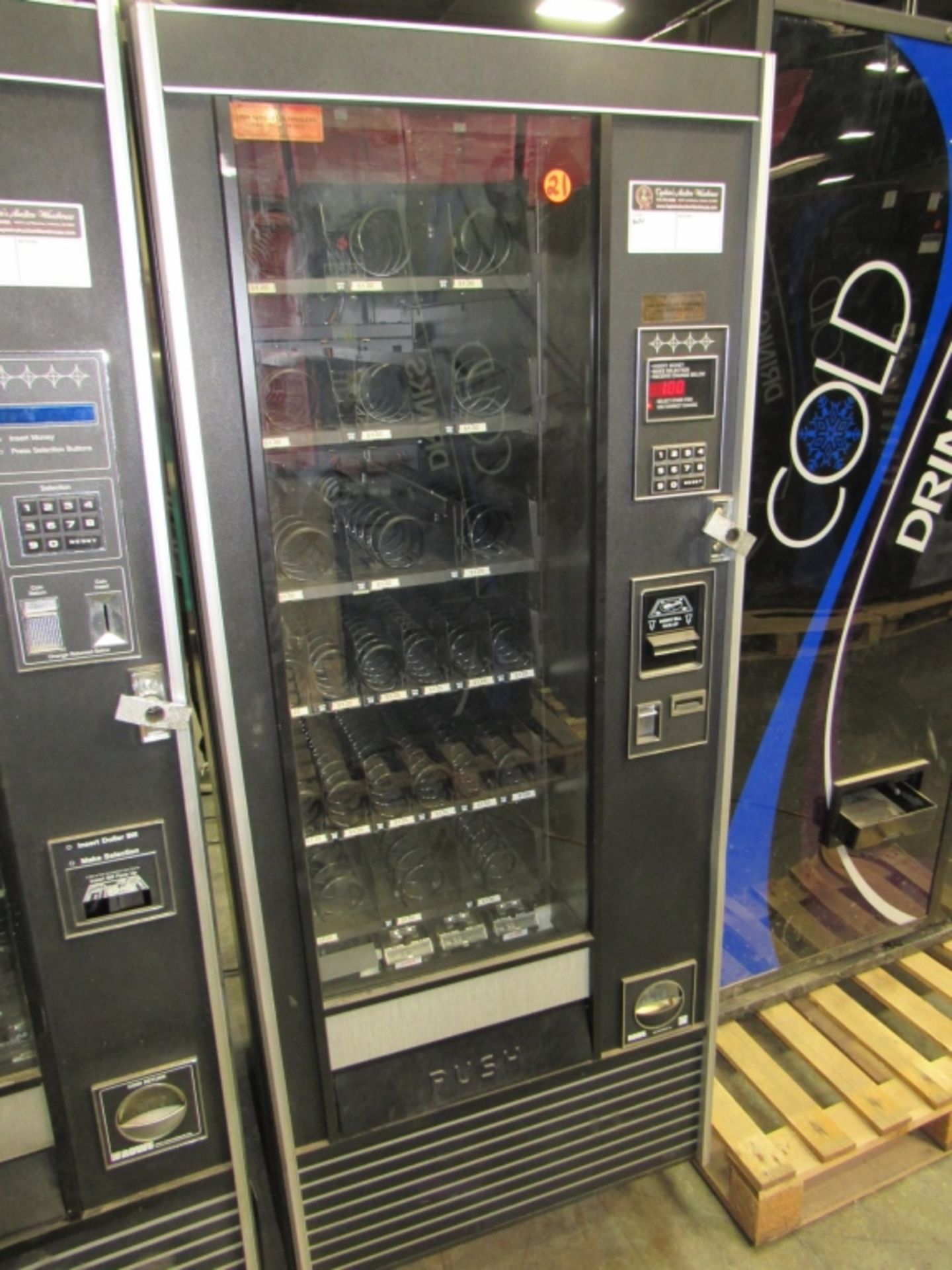 ROWE 681 SPIRAL SNACK VENDING MACHINE #21