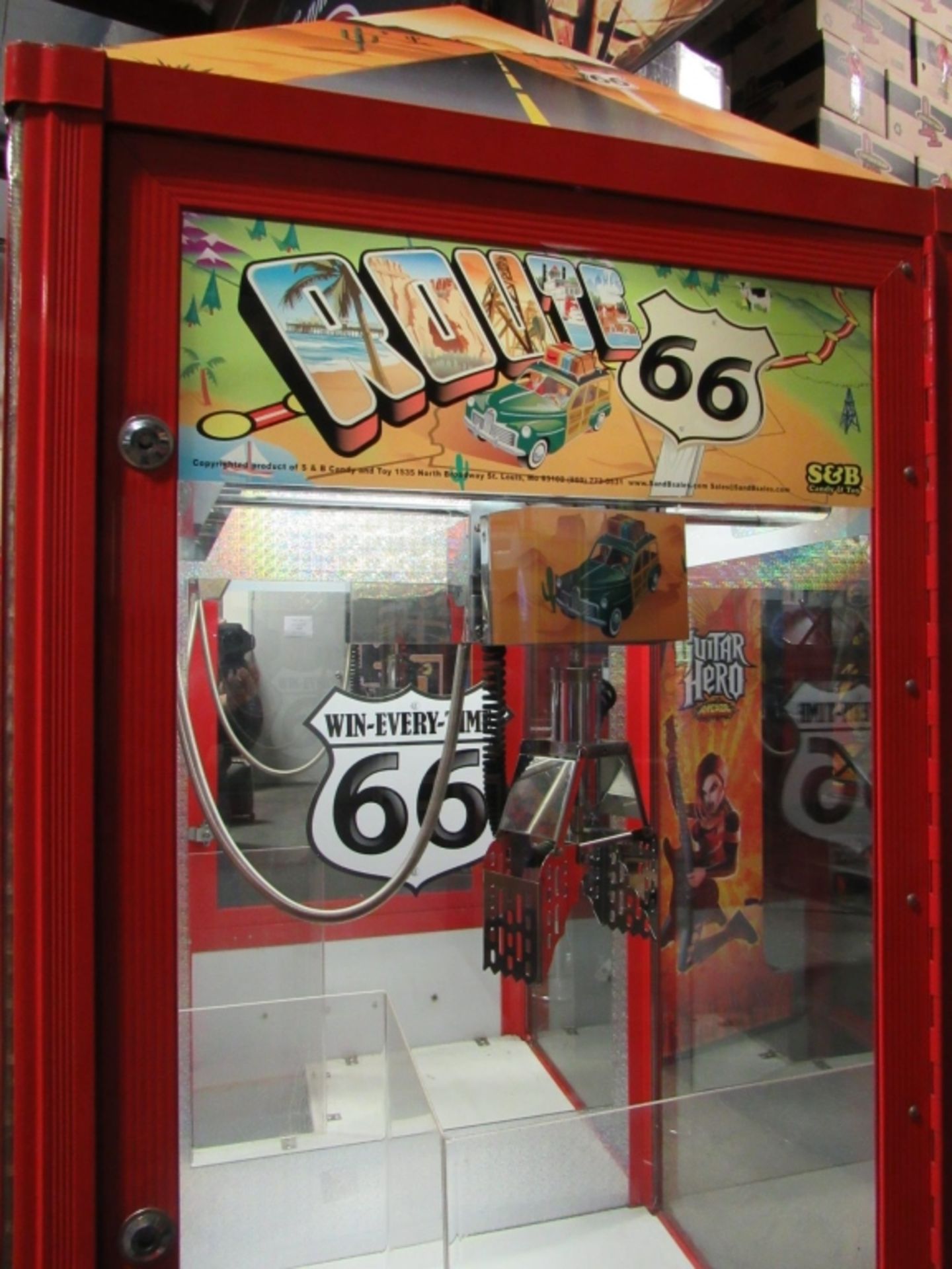 ROUTE 66 S&B CANDY CO. CLAW CRANE MACHINE - Image 6 of 6