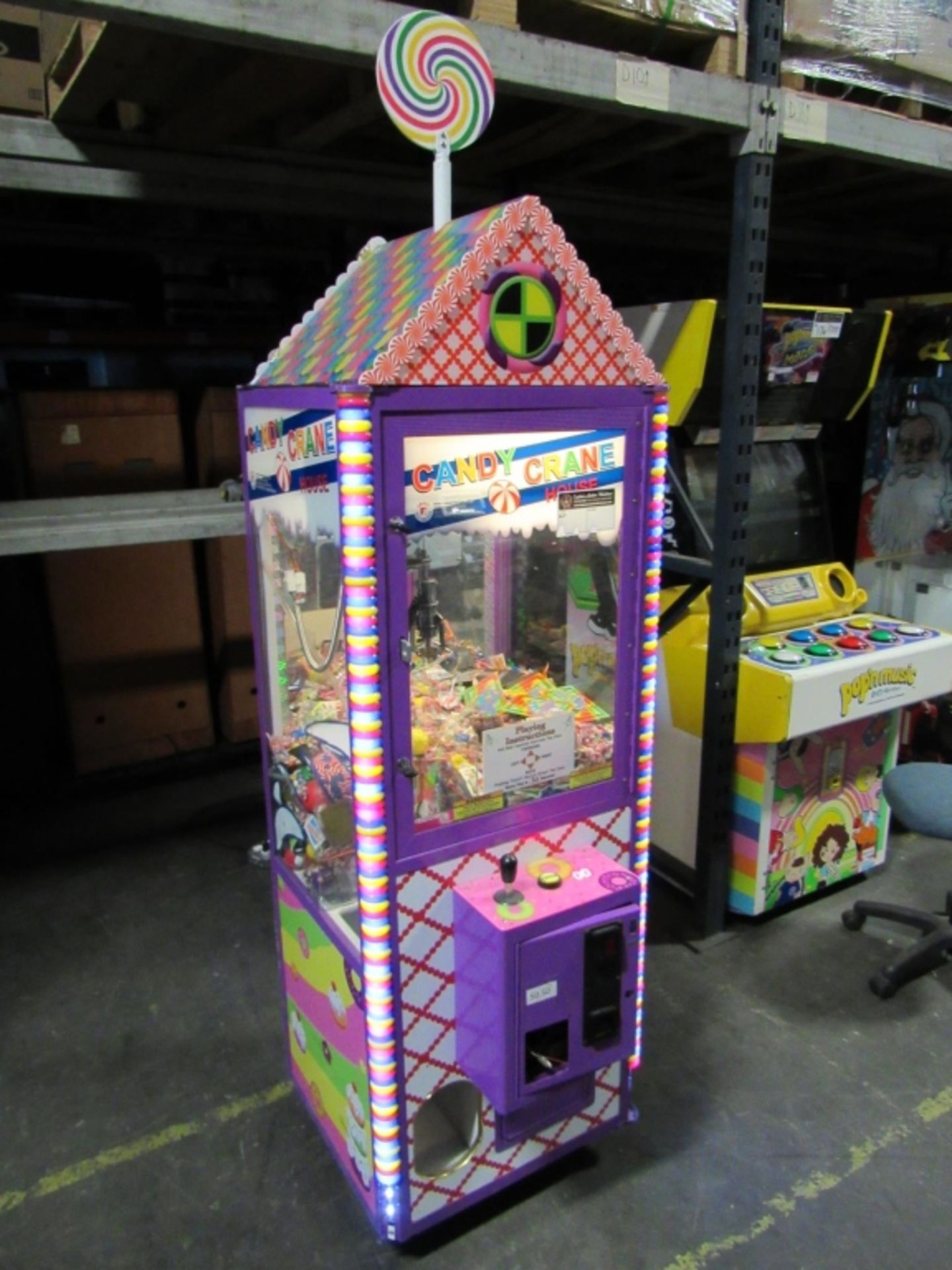 CANDY CRANE HOUSE SHOVEL CLAW MACHINE SMART