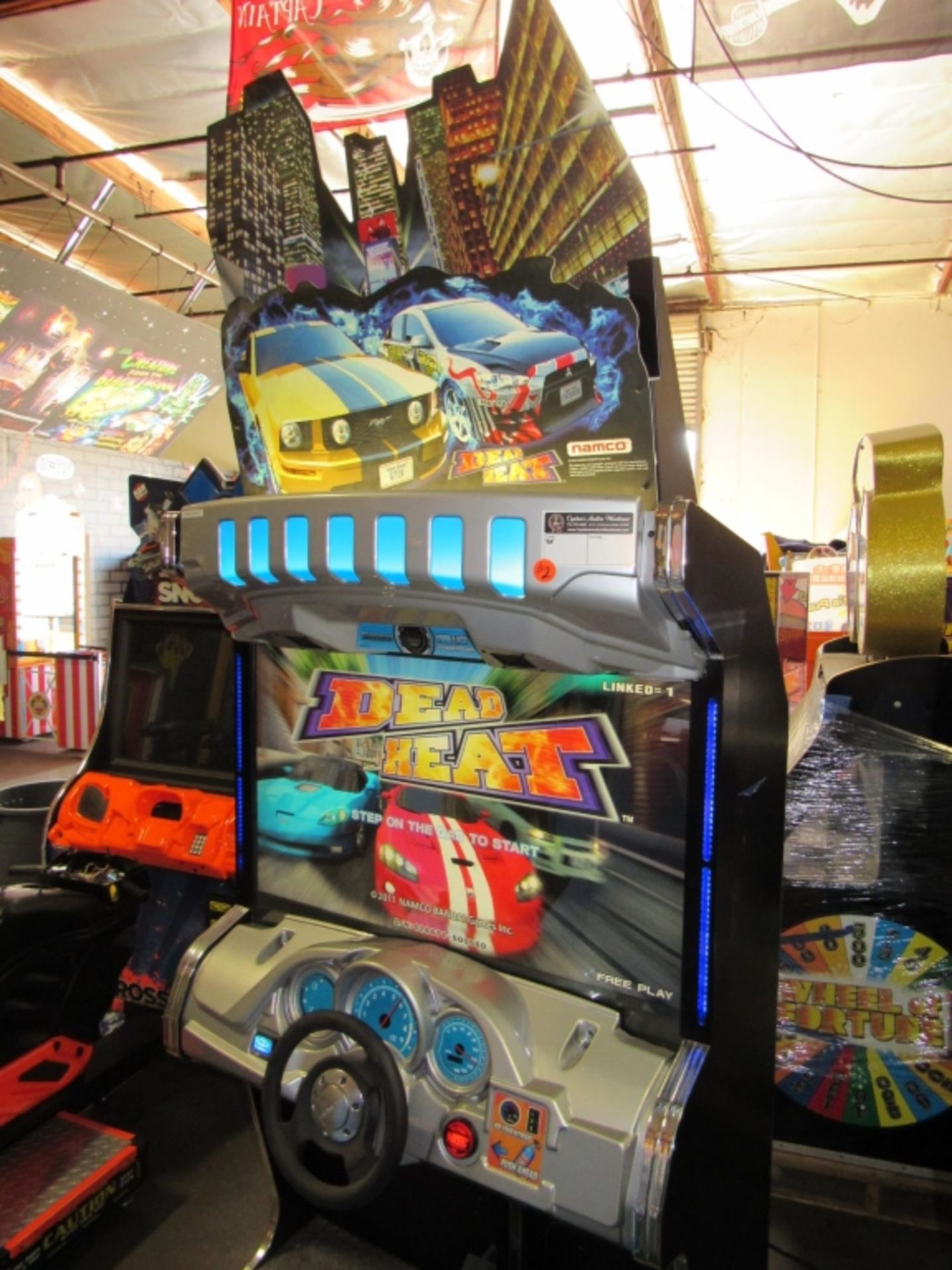 DEAD HEAT 42" DX DRIVER ARCADE GAME NAMCO - Image 4 of 6