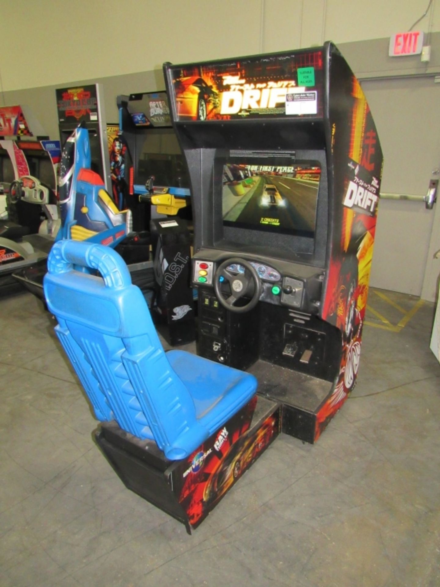 DRIFT FAST & FURIOUS SITDOWN DRIVER ARCADE GAME