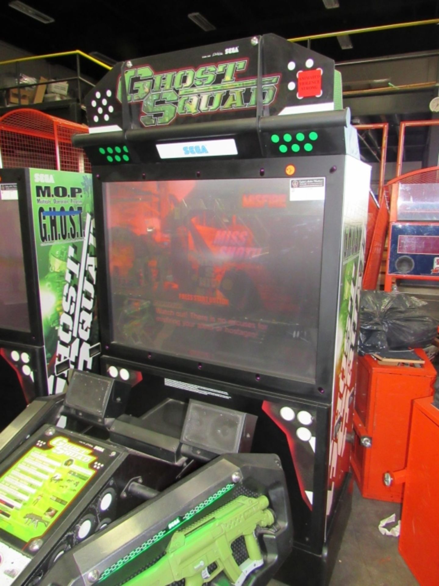 GHOST SQUAD DELUXE SHOOTER ARCADE GAME #2 SE - Image 4 of 5