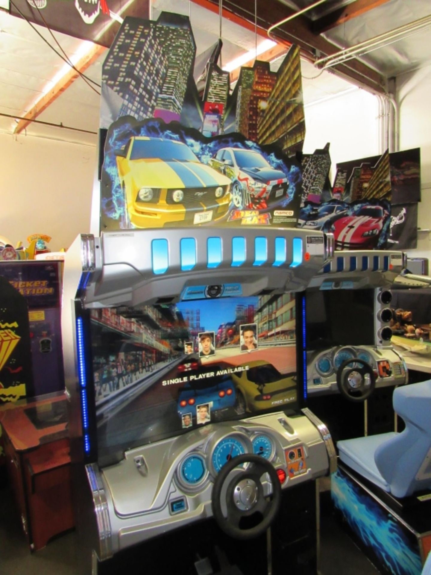 DEAD HEAT 42" DX DRIVER ARCADE GAME NAMCO - Image 2 of 6