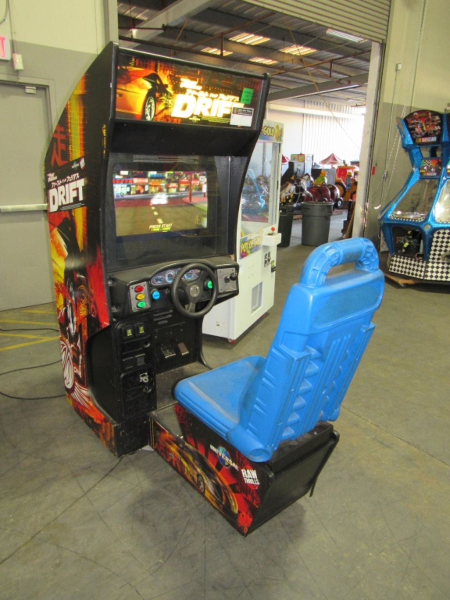 DRIFT FAST & FURIOUS SITDOWN DRIVER ARCADE GAME - Image 2 of 3