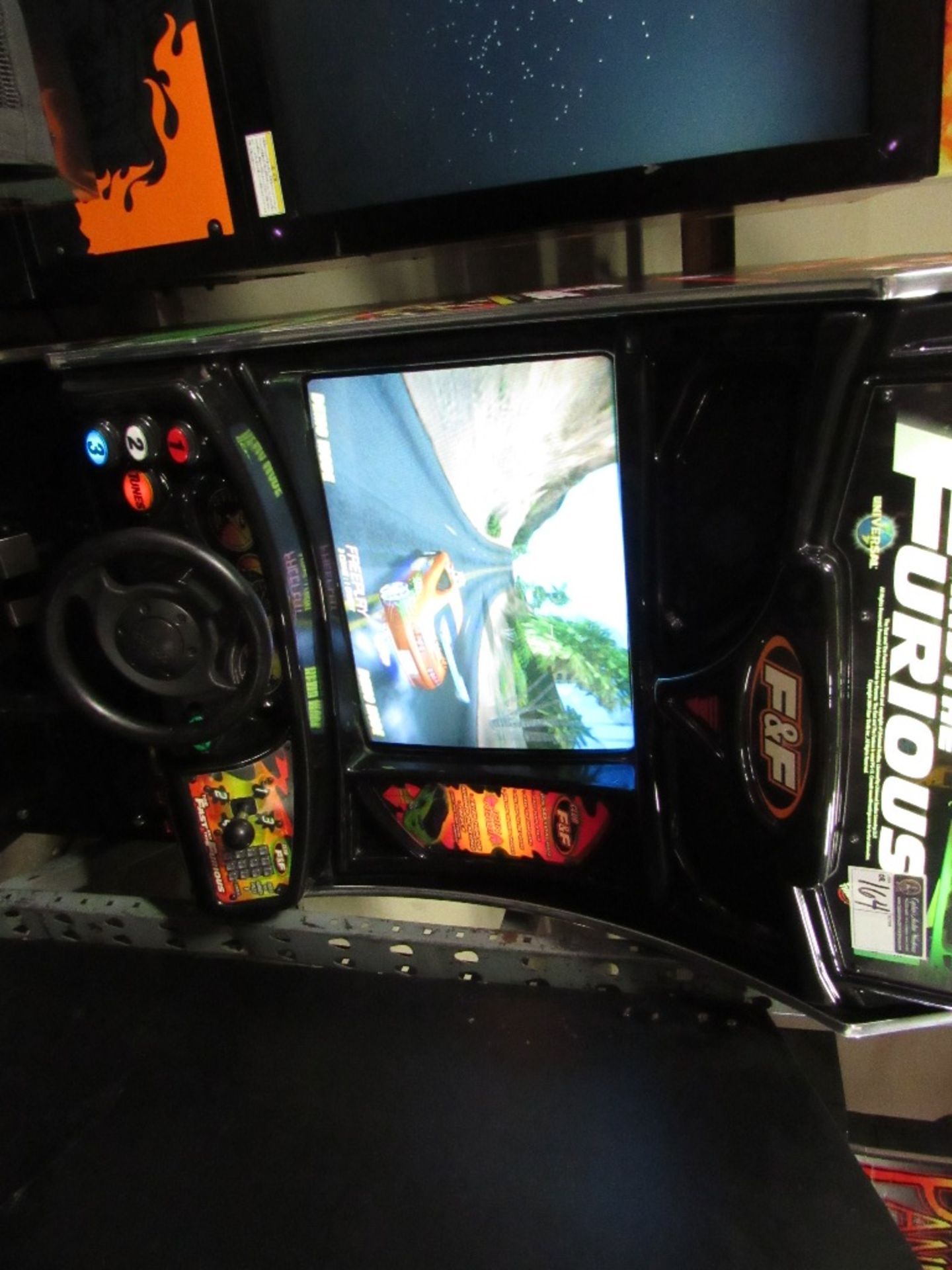 FAST & FURIOUS SITDOWN RACING ARCADE GAME #1 - Image 4 of 4