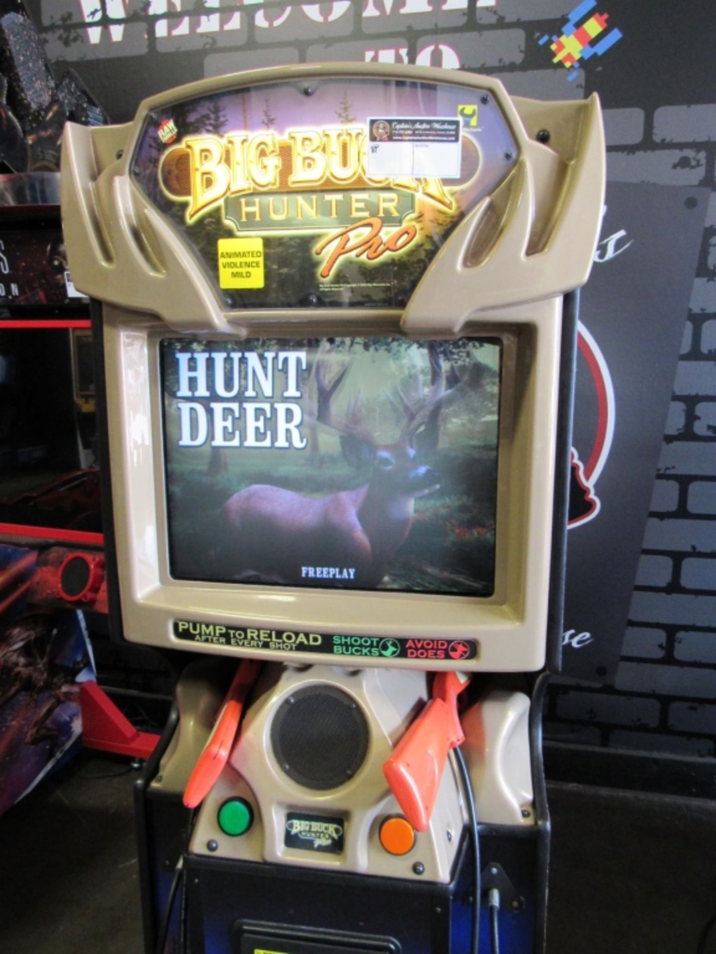 BIG BUCK HUNTER PRO SHOOTER ARCADE GAME - Image 5 of 6