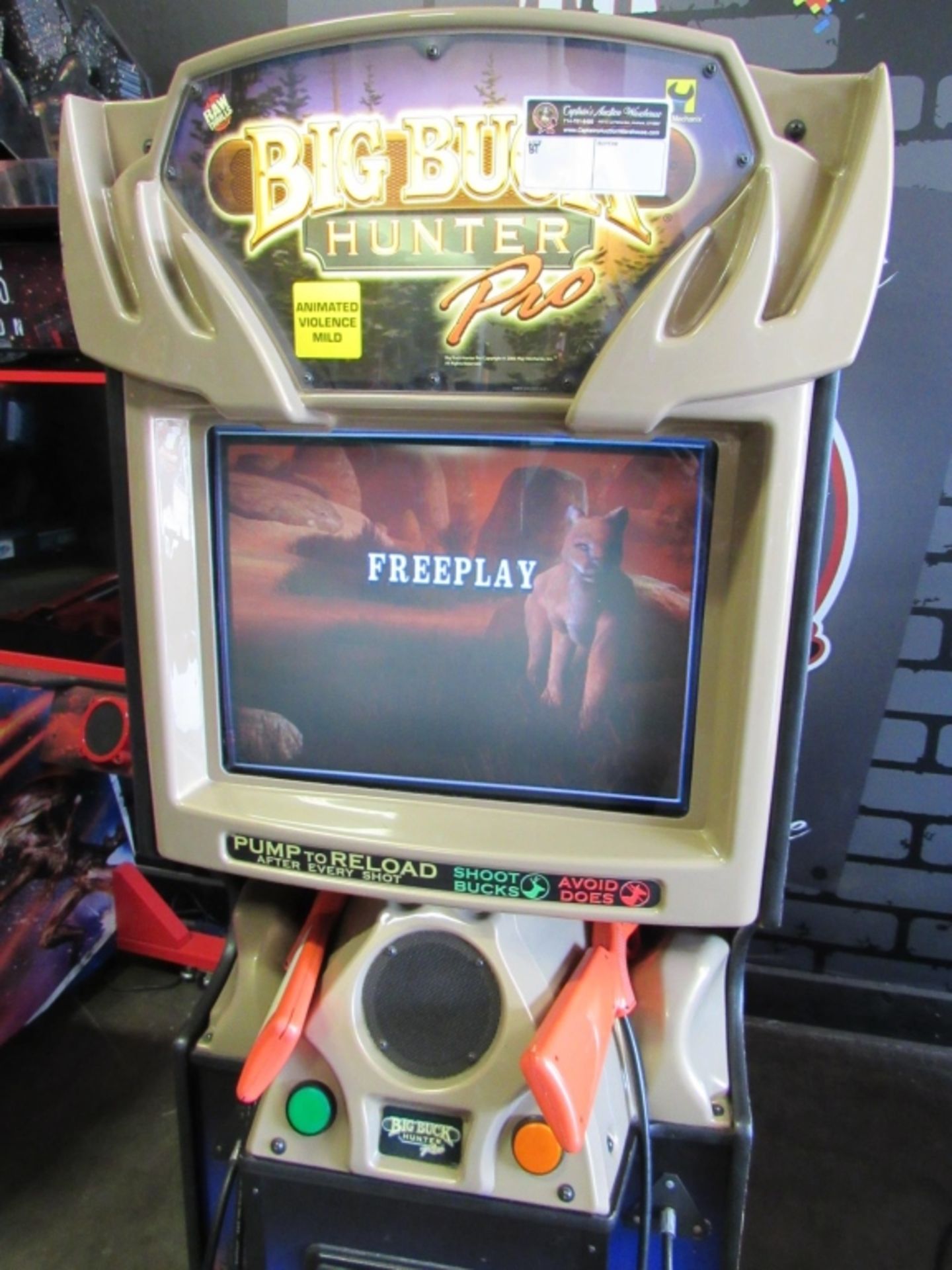 BIG BUCK HUNTER PRO SHOOTER ARCADE GAME - Image 3 of 6