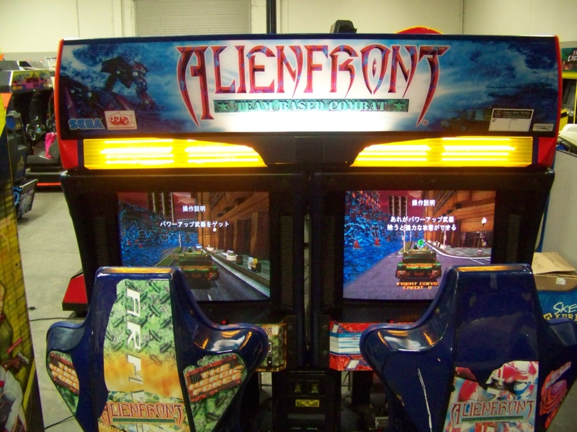 ALIEN FRONT TWIN SEGA ARCADE GAME CLEAN!! - Image 2 of 6